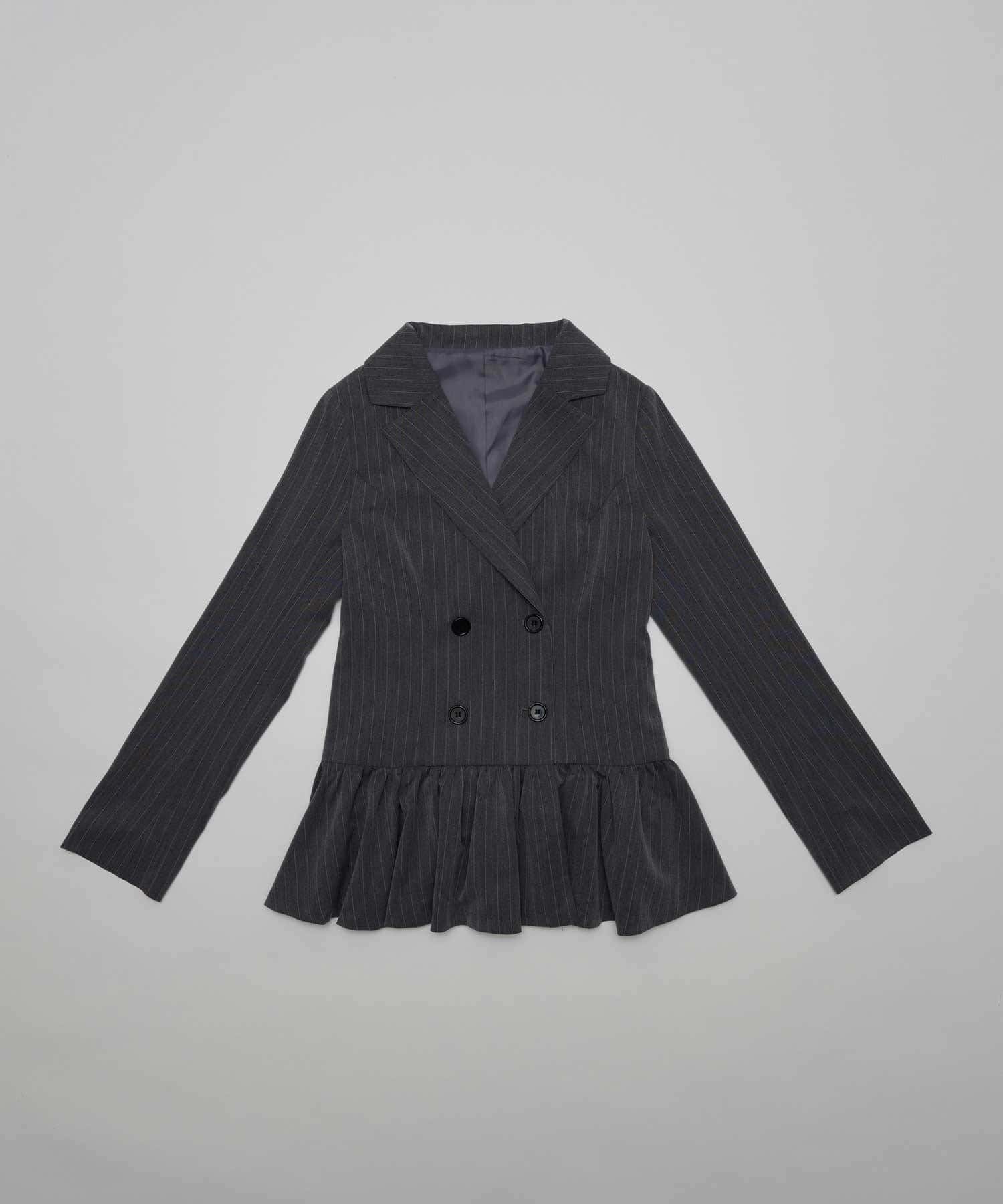 Belle Charme(ベルシャルム) Double Button Peplum Jacket