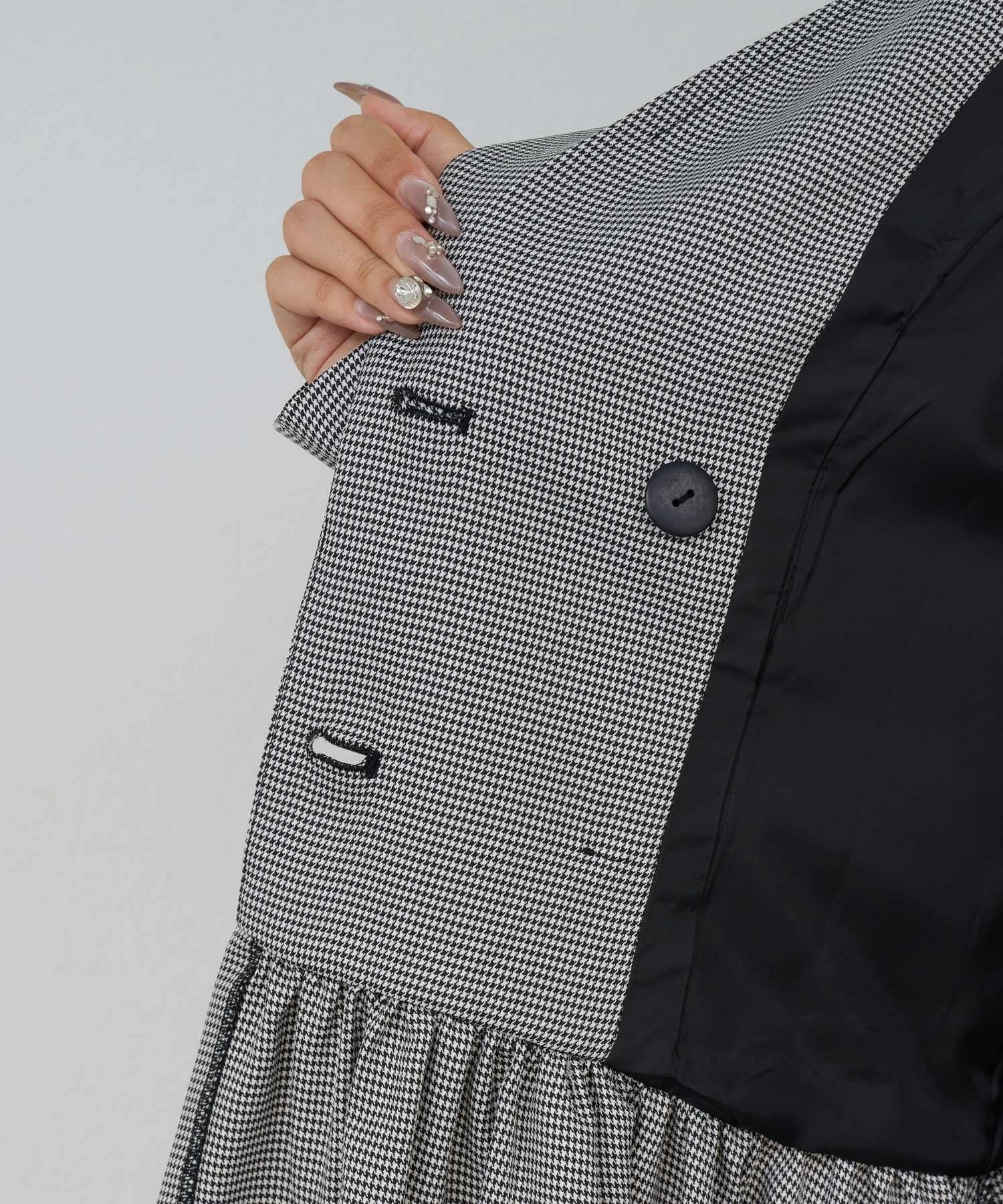Belle Charme(ベルシャルム) Double Button Peplum Jacket