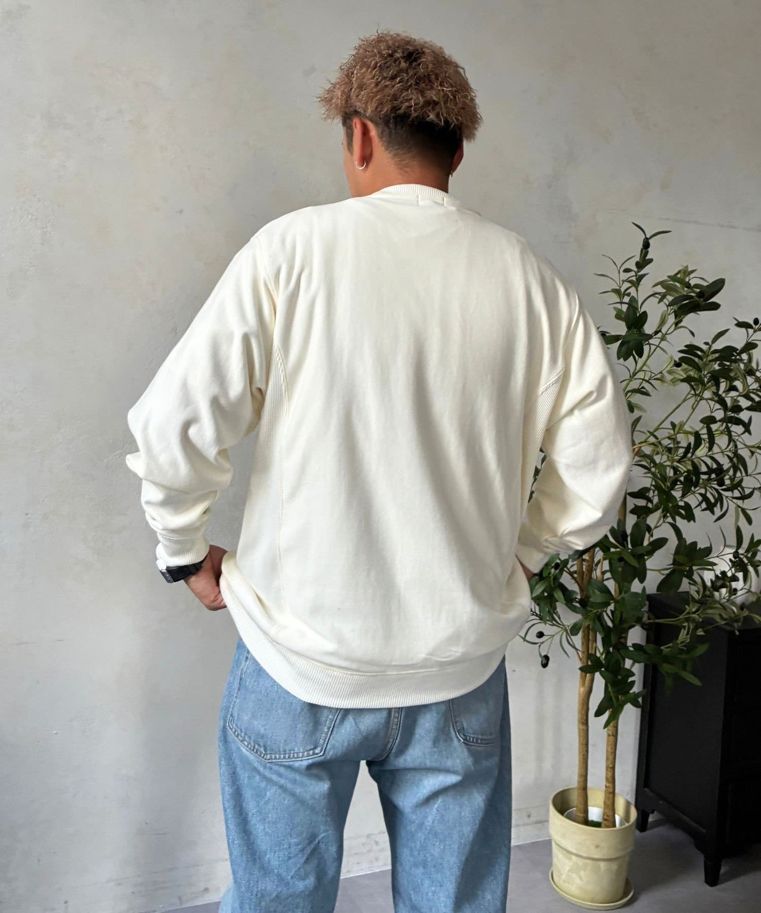 LOCUST(ローカスト) 【ユニセックス】【Dickies】リバースウィーブロゴ刺繍スウェット
