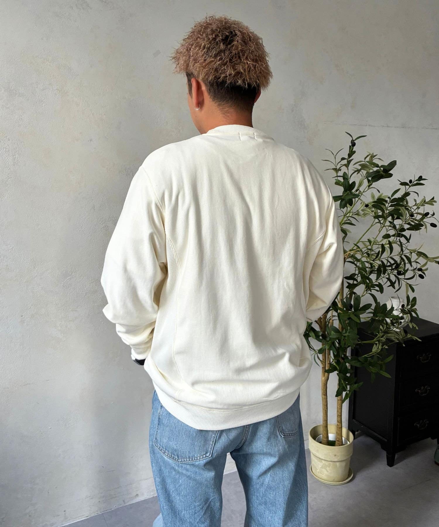 LOCUST(ローカスト) 【ユニセックス】【Dickies】リバースウィーブロゴ刺繍スウェット