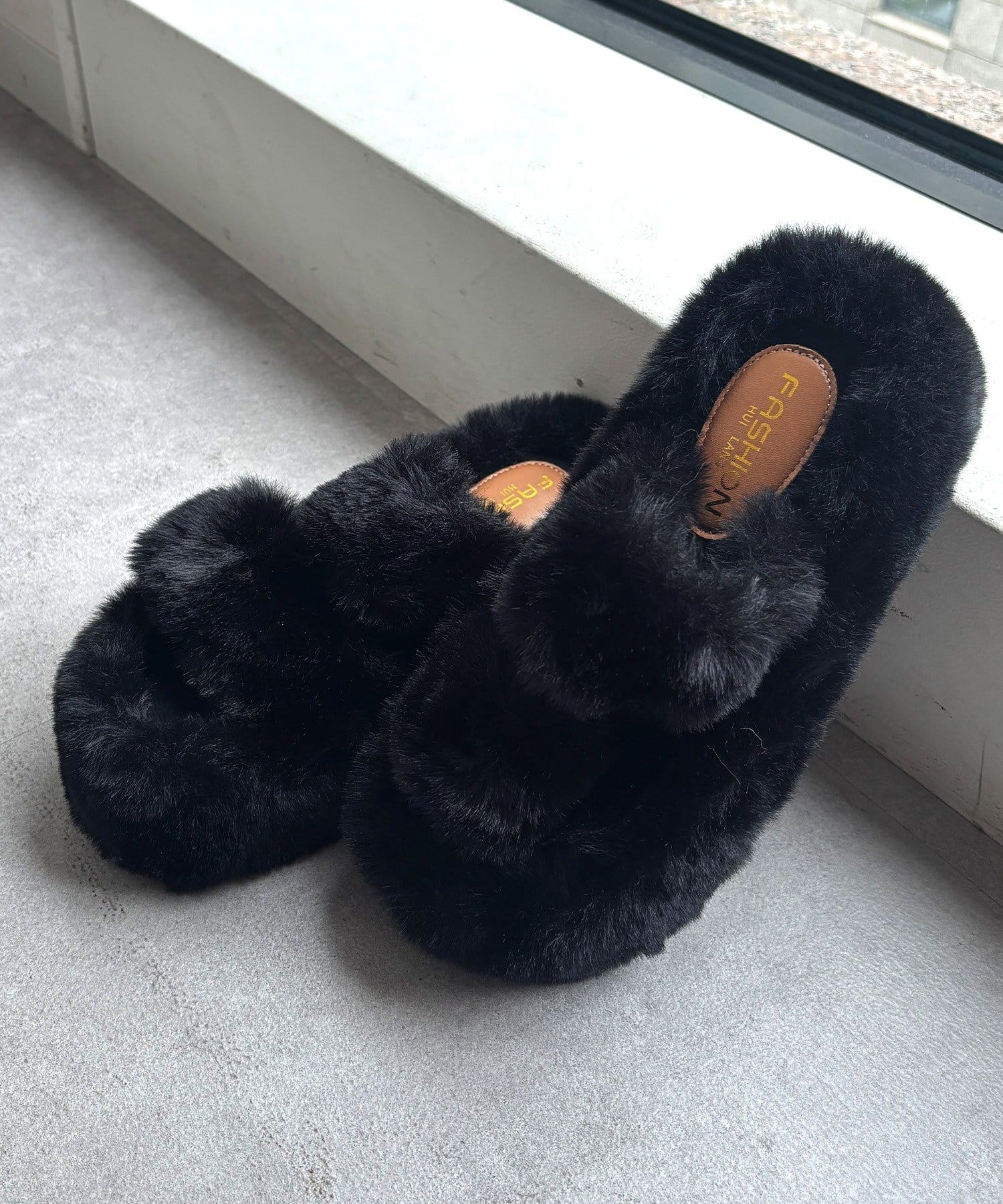 DOUDOU(ドゥドゥ) ファーサンダル