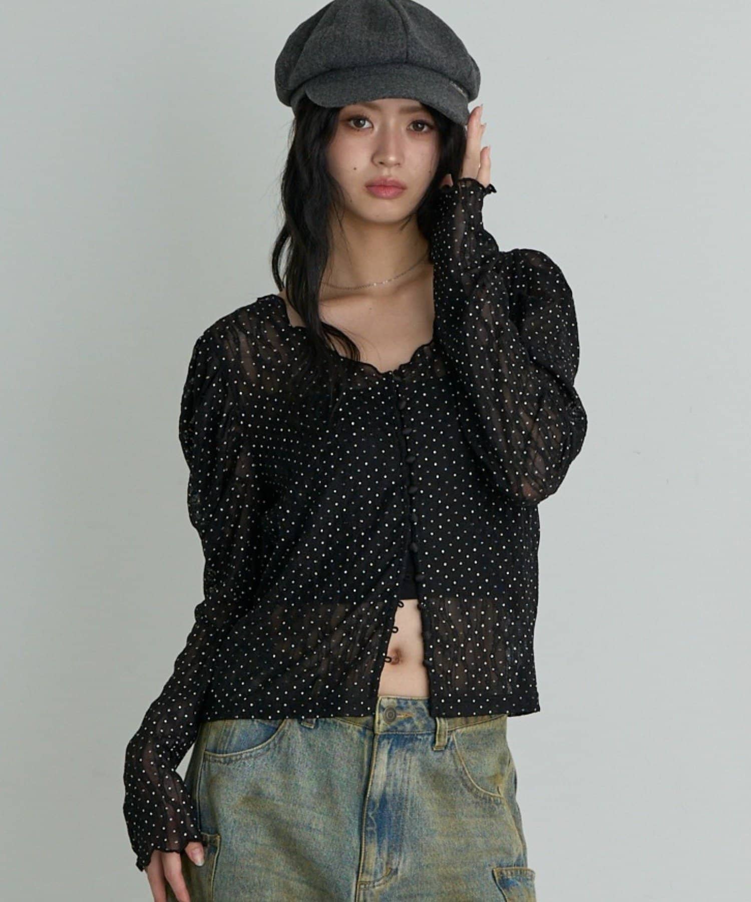 RAY CASSIN(レイカズン) パワショルシアーTシャツ