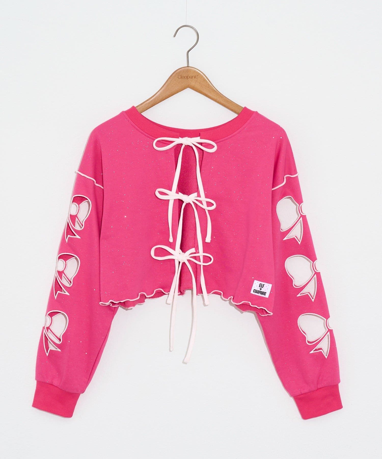 CIAOPANIC(チャオパニック) 【エルフ×CIAOPANIC】#アゲリボンぶち抜きスウェット
