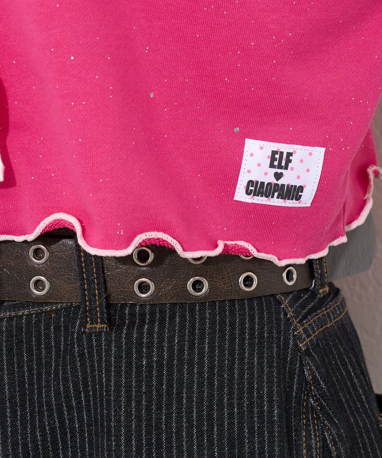CIAOPANIC(チャオパニック) 【エルフ×CIAOPANIC】#アゲリボンぶち抜きスウェット