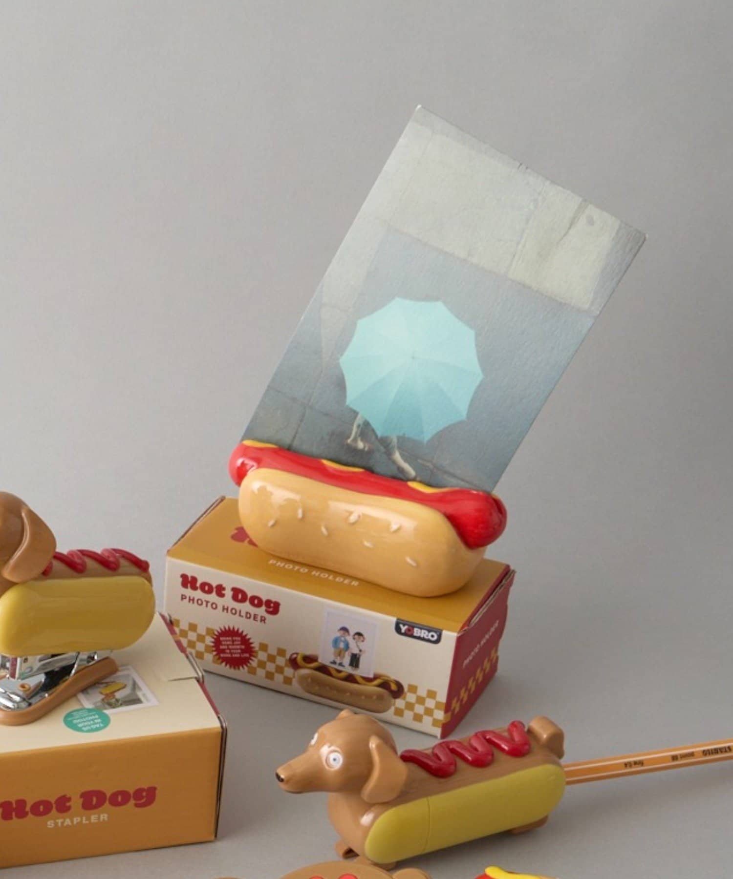 BIRTHDAY BAR(バースデイバー) Hot Dog Photo Holder ホットドッグ型フォトホルダー