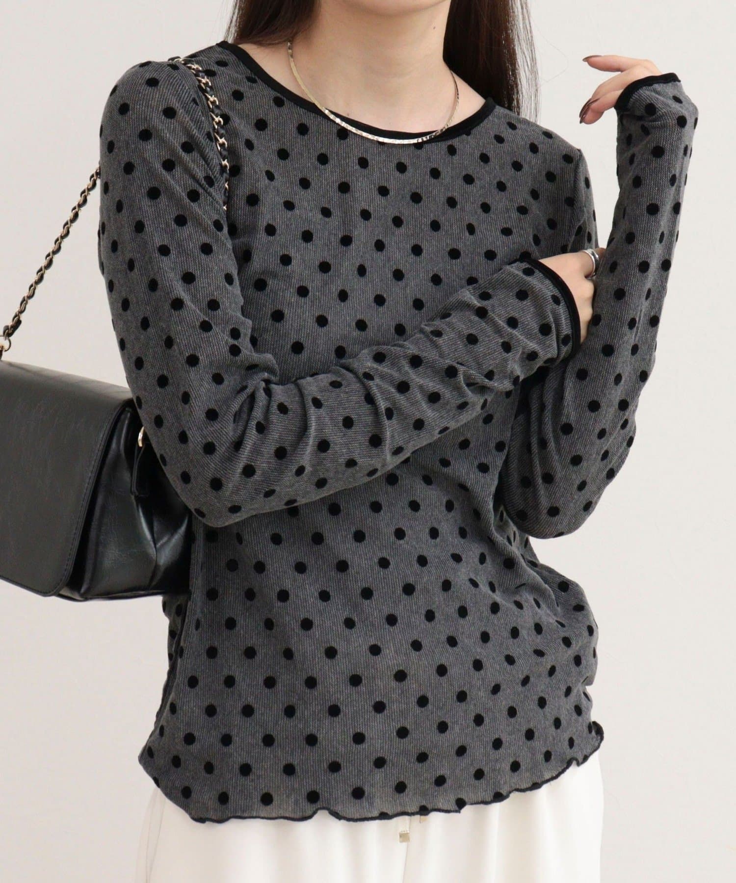 FREDY & GLOSTER(フレディ アンド グロスター) チュールドットロンＴシャツ