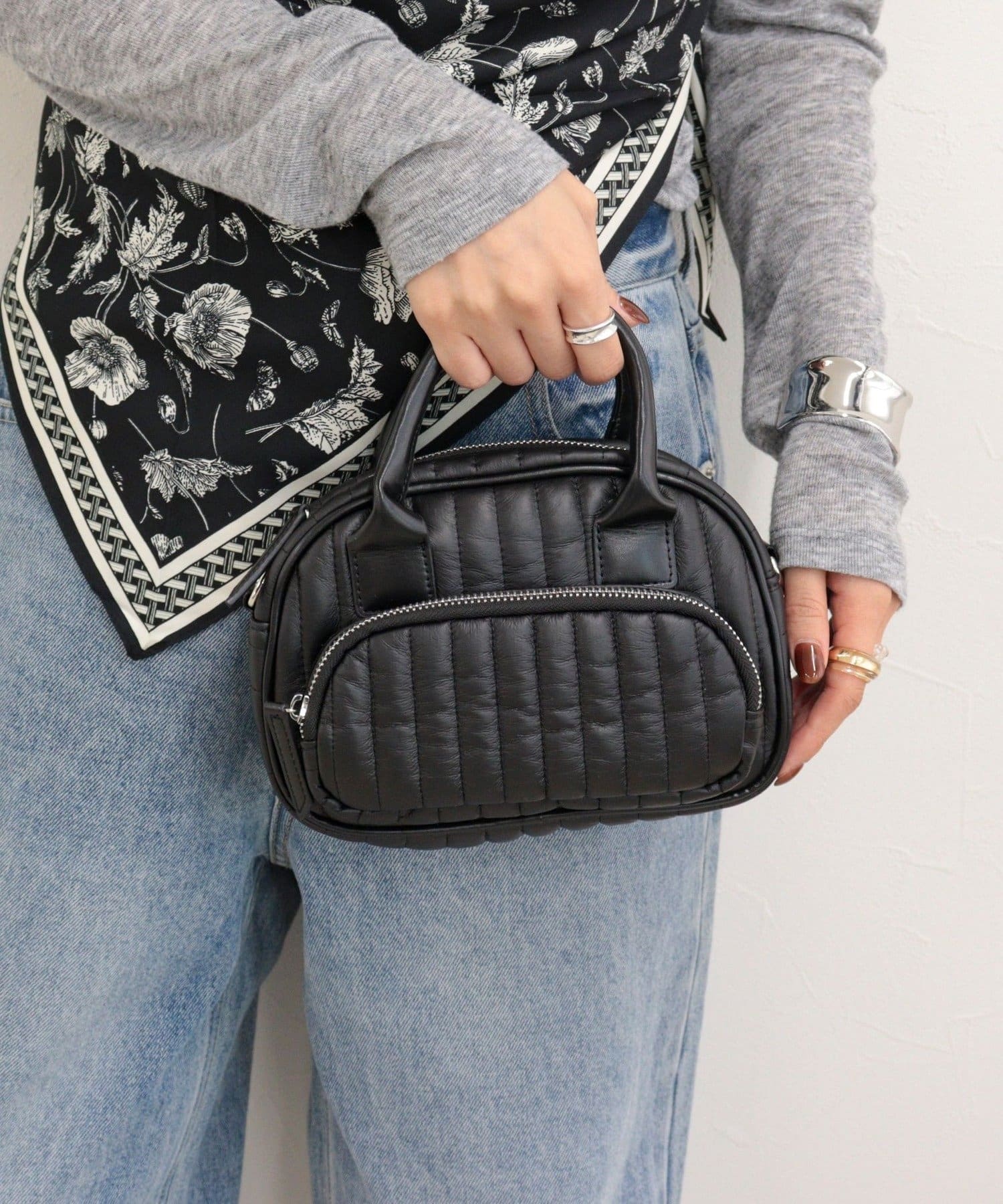 FREDY & GLOSTER(フレディ アンド グロスター) ステッチハンドルバッグショルダー