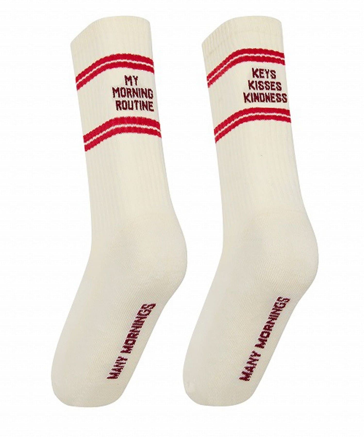 FREDY & GLOSTER(フレディ アンド グロスター) 【MANY MORNINGS/メニーモーニングス】ラインソックス