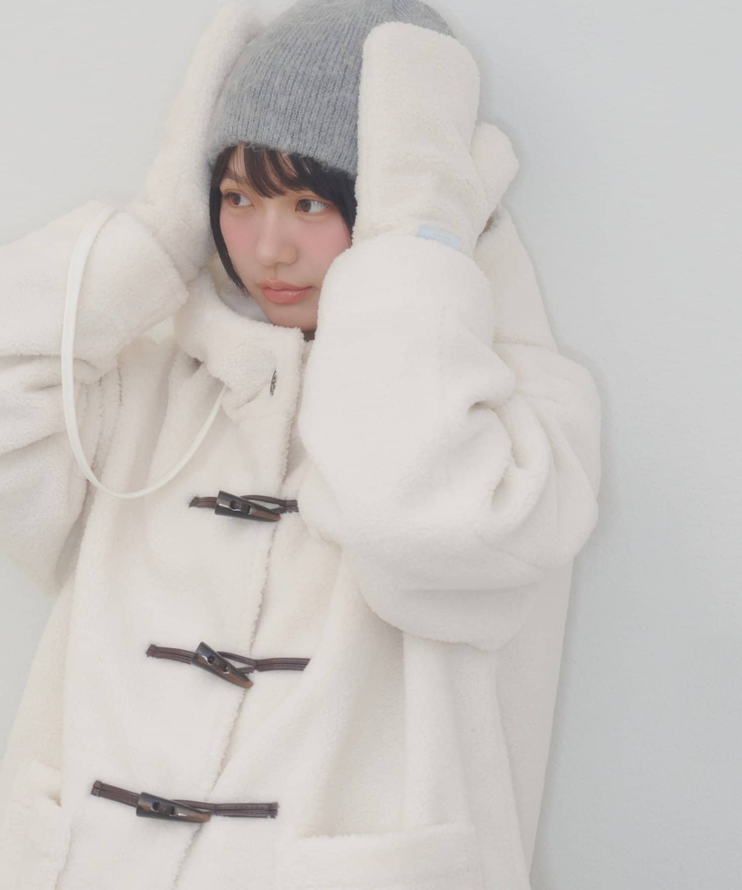 DISCOAT(ディスコート) 【umm.】ミトン付きフードボアムートン《WEB限定》