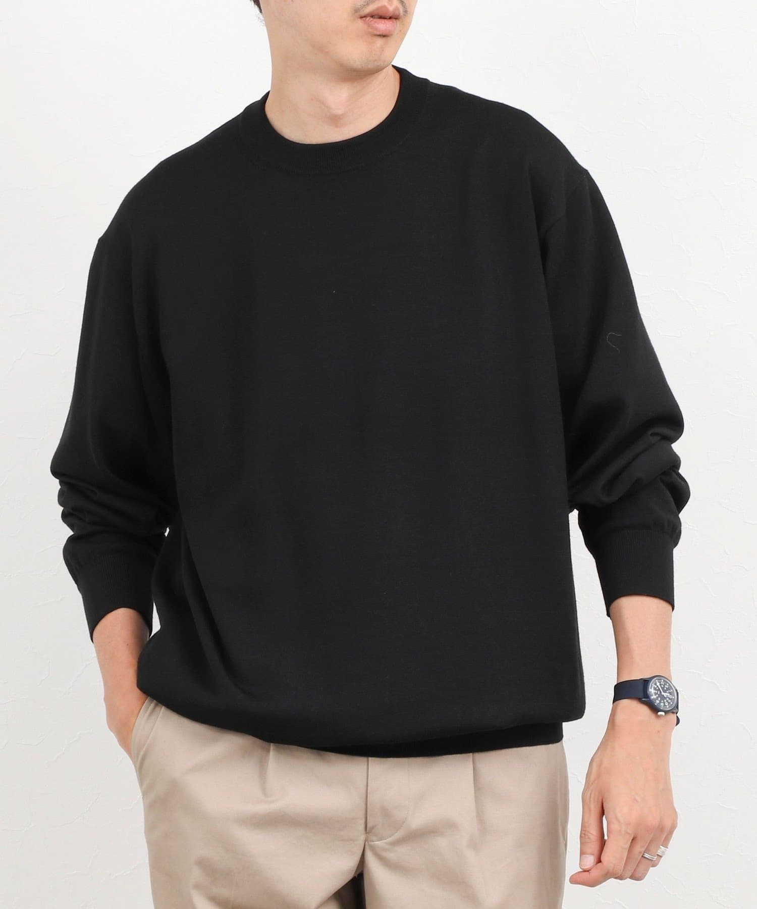 NOLLEY'S(ノーリーズ) ハイゲージウォッシャブルニットハイネック 26AW