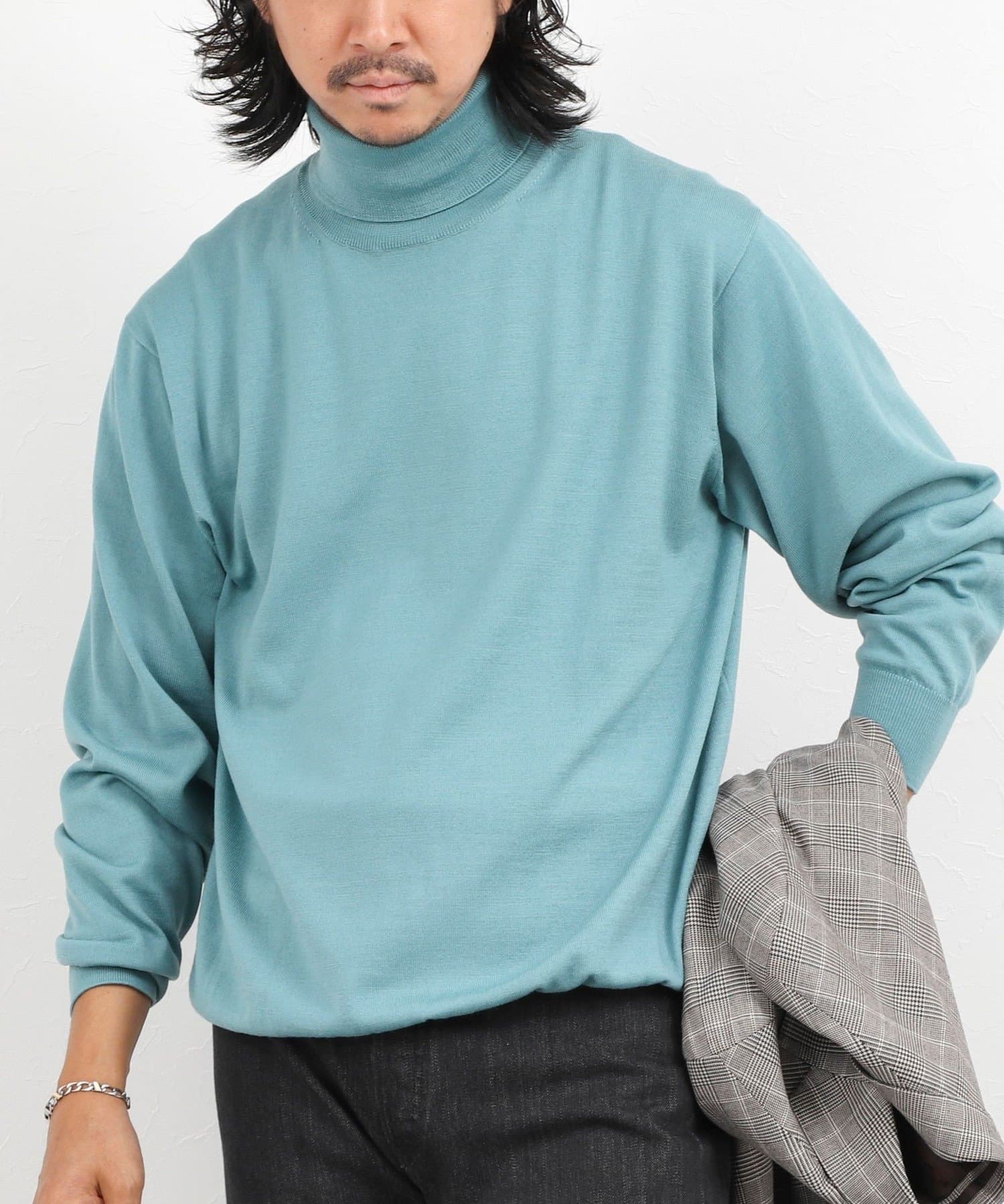 NOLLEY'S(ノーリーズ) ハイゲージウォッシャブルニットタートルネック 26AW