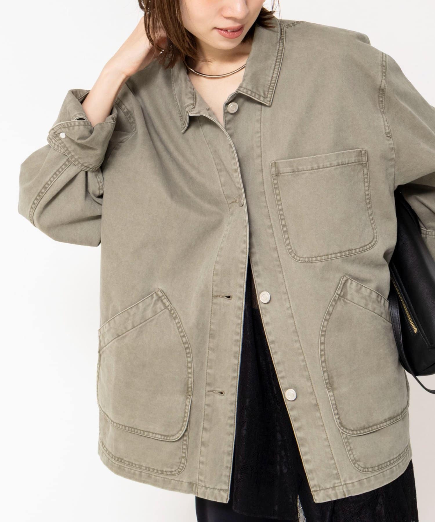 NOLLEY'S(ノーリーズ) 【WEB限定】ウォッシャブルケミカルウォッシュカバーオール