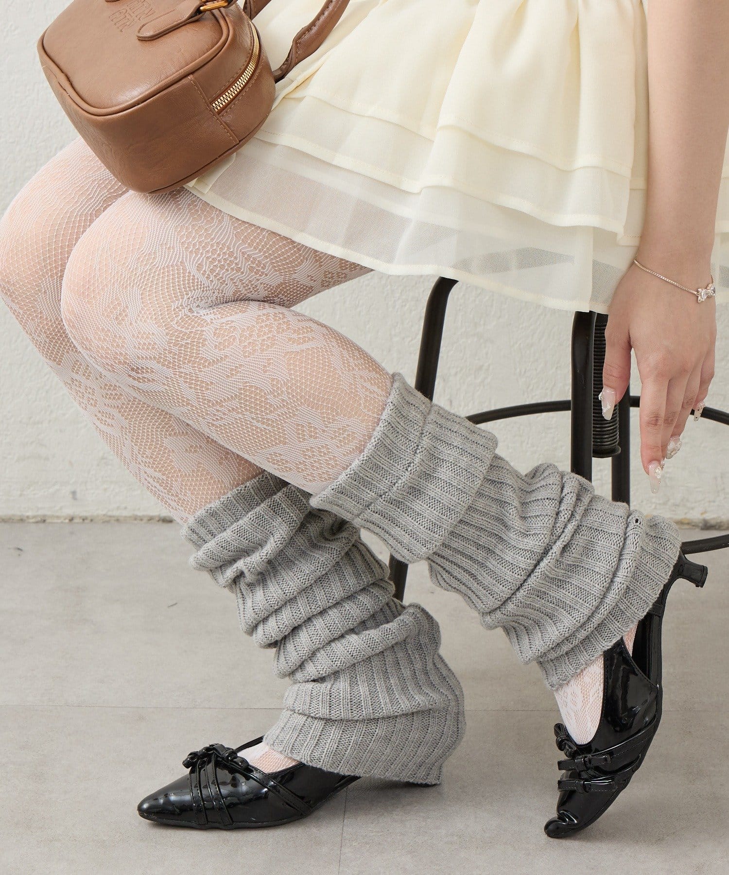 NICE CLAUP / OLIVE des OLIVE OUTLET(ナイスクラップ  / オリーブ デ オリーブ アウトレット) 【RMAF】レッグウォーマー