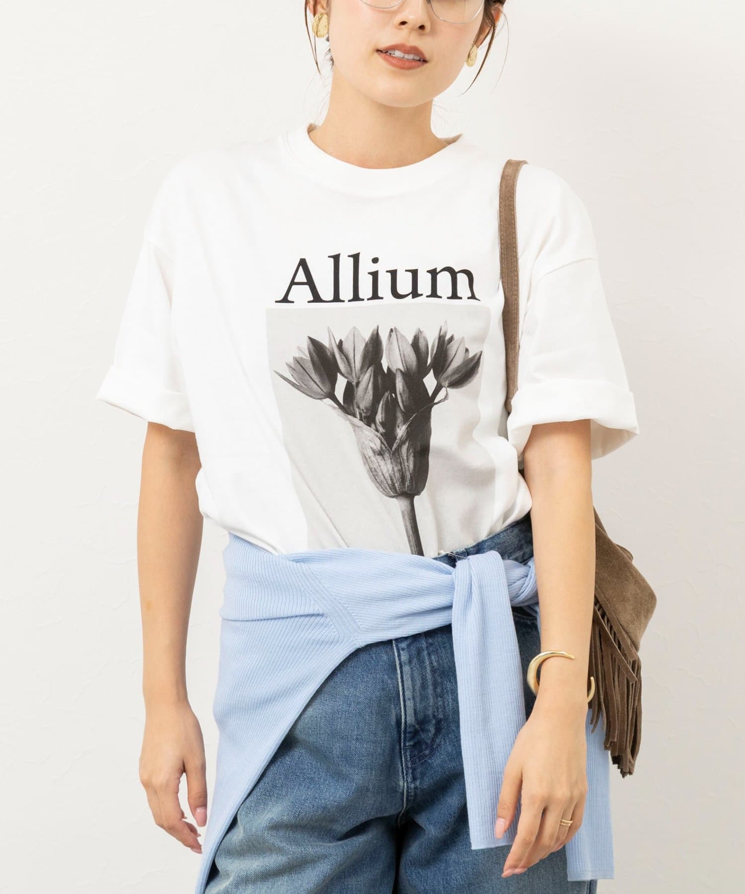 NOLLEY'S(ノーリーズ) 【WEB＆一部店舗限】【karl blossfeldt】プラントフォトＴシャツ