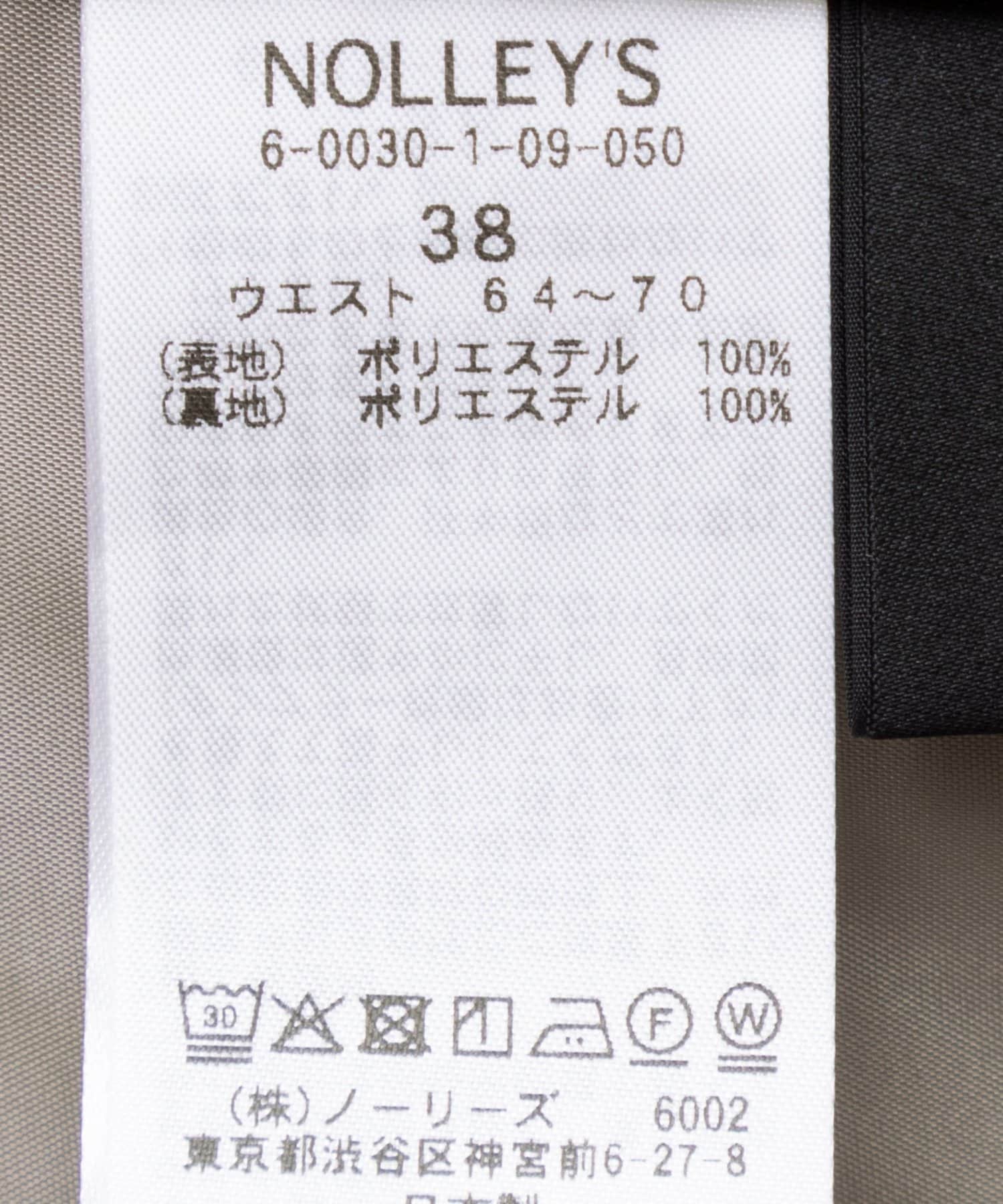 NOLLEY'S(ノーリーズ) 《セットアップ対応》ウォッシャブルダブルクロステーパードパンツ