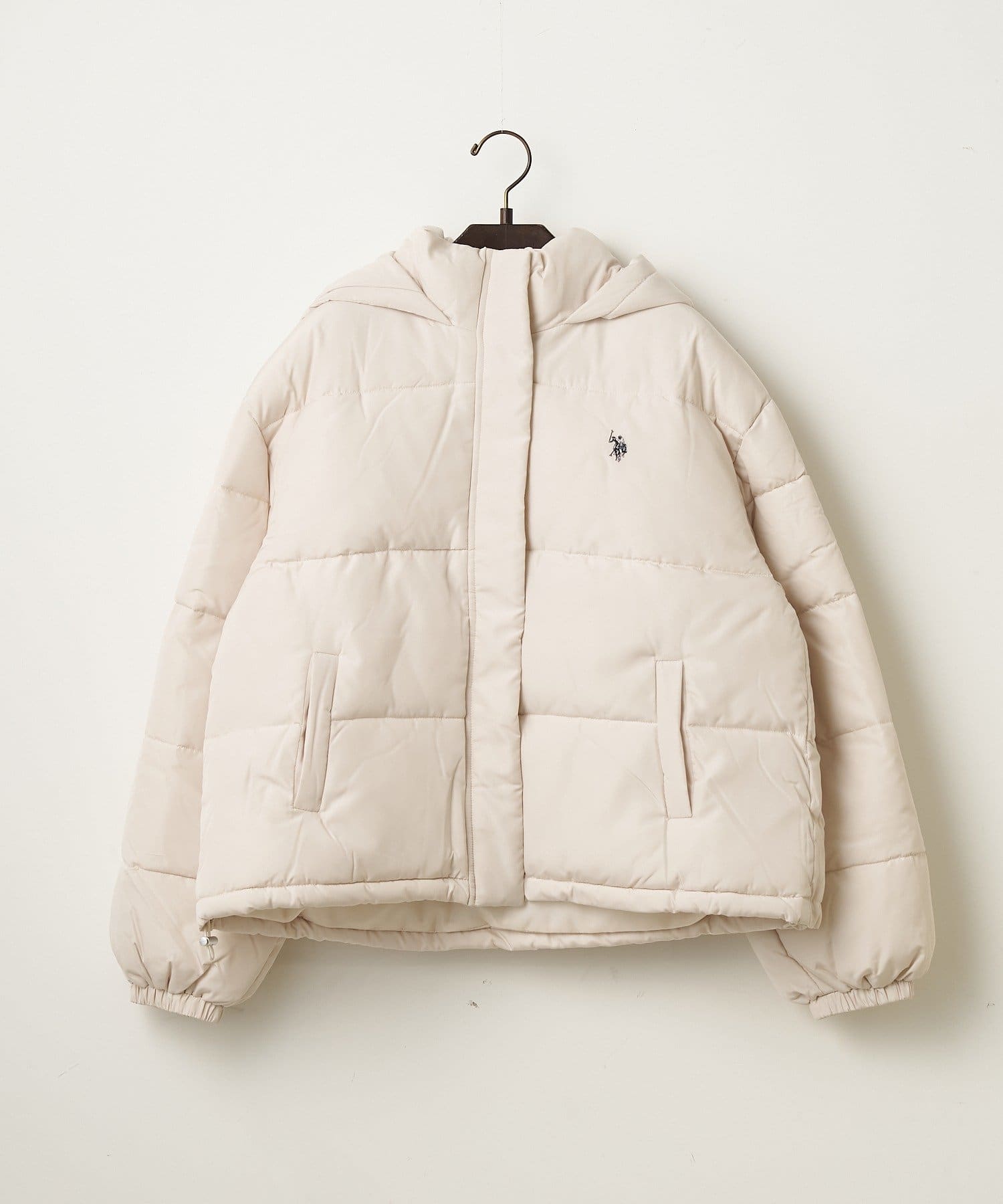 Remind me and forever(リマインドミーアンドフォーエバー) 【U.S. POLO ASSN.】【M/Lサイズ】フード中綿ブルゾン