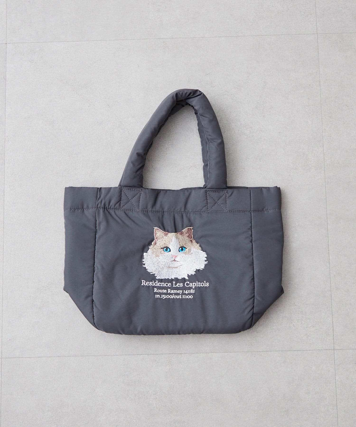 Remind me and forever(リマインドミーアンドフォーエバー) アニマル刺繍パフトート