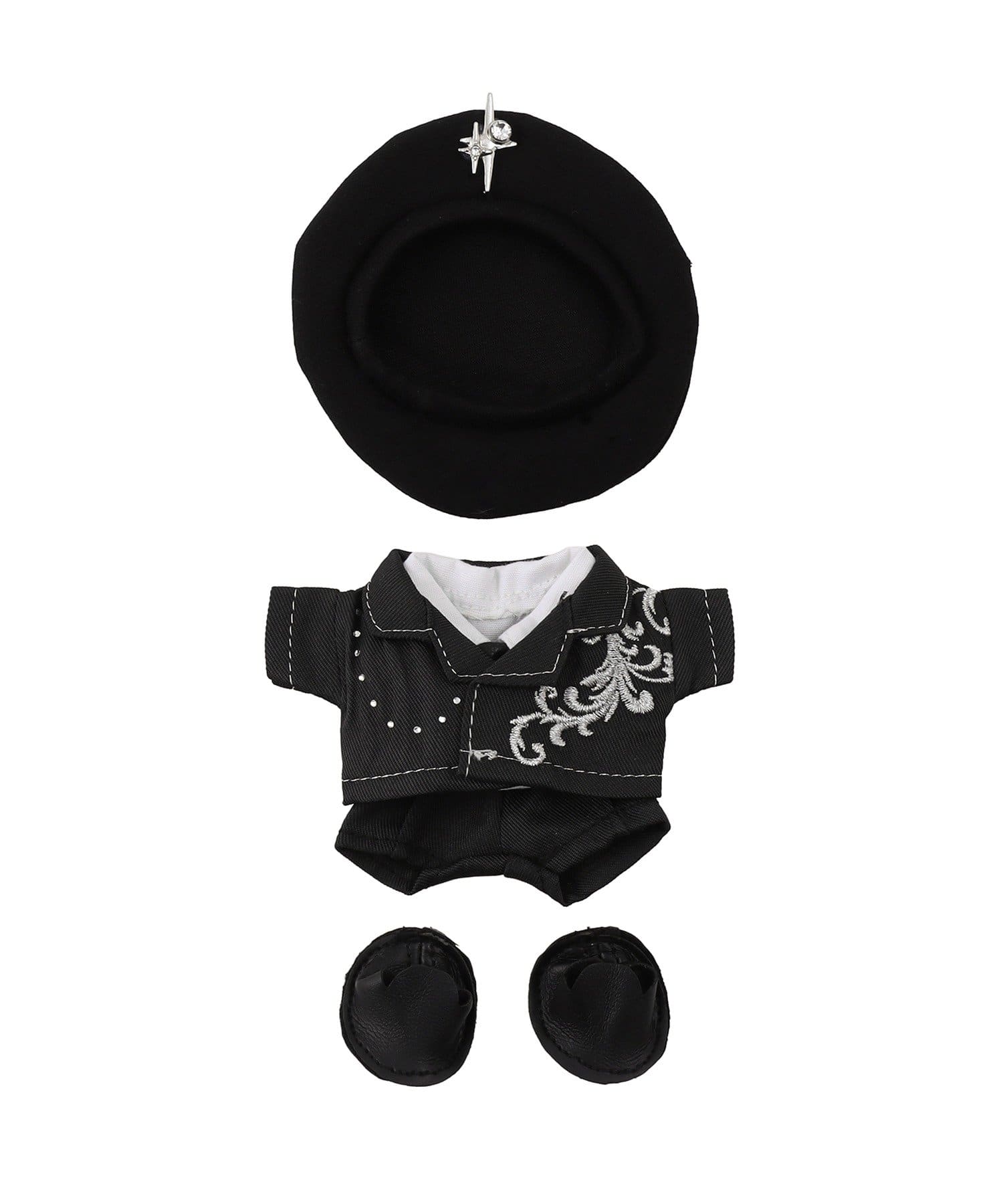 3COINS(スリーコインズ) ぬい服 ステージ衣装黒：S
