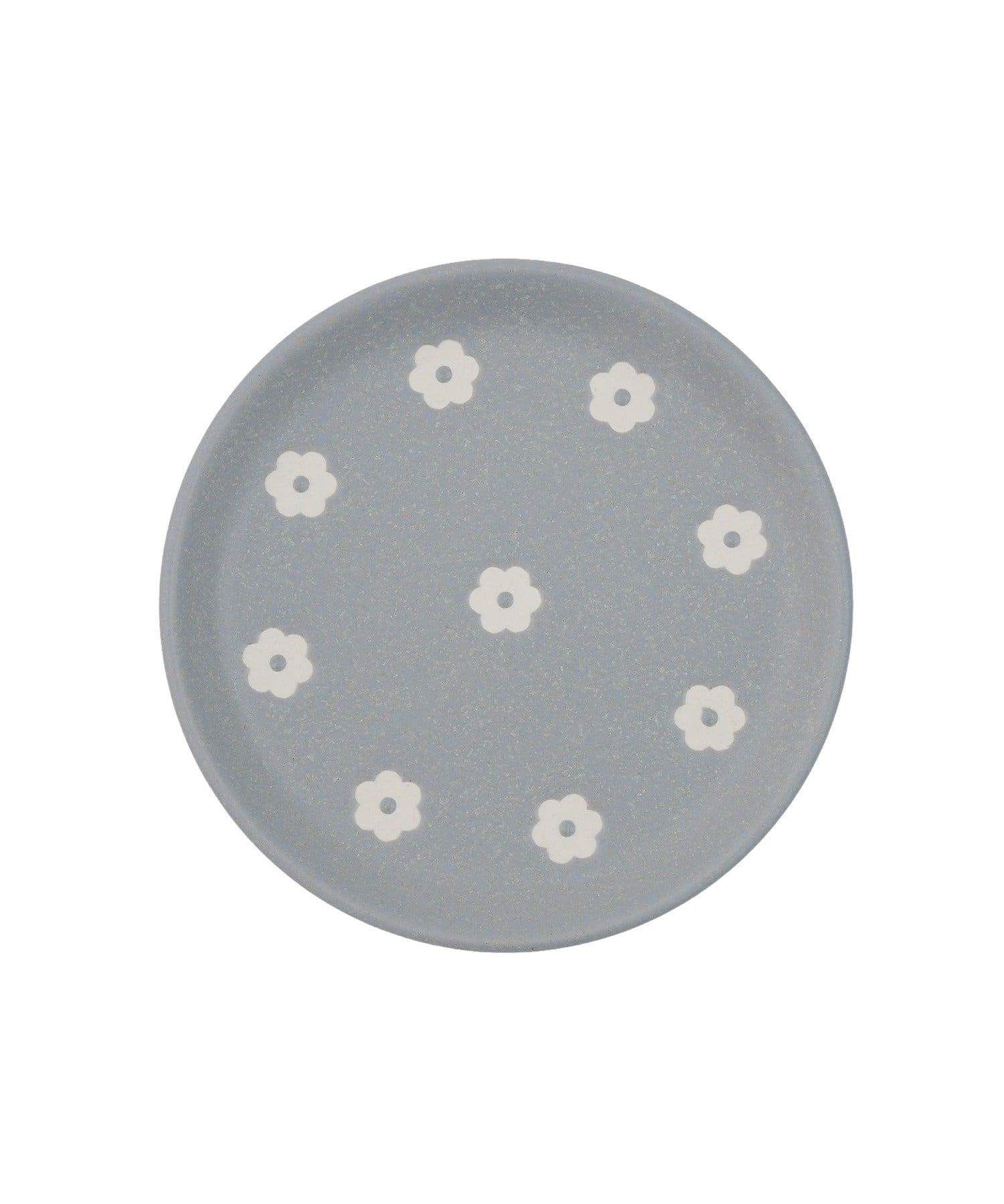 3COINS(スリーコインズ) 花柄小皿：12cm