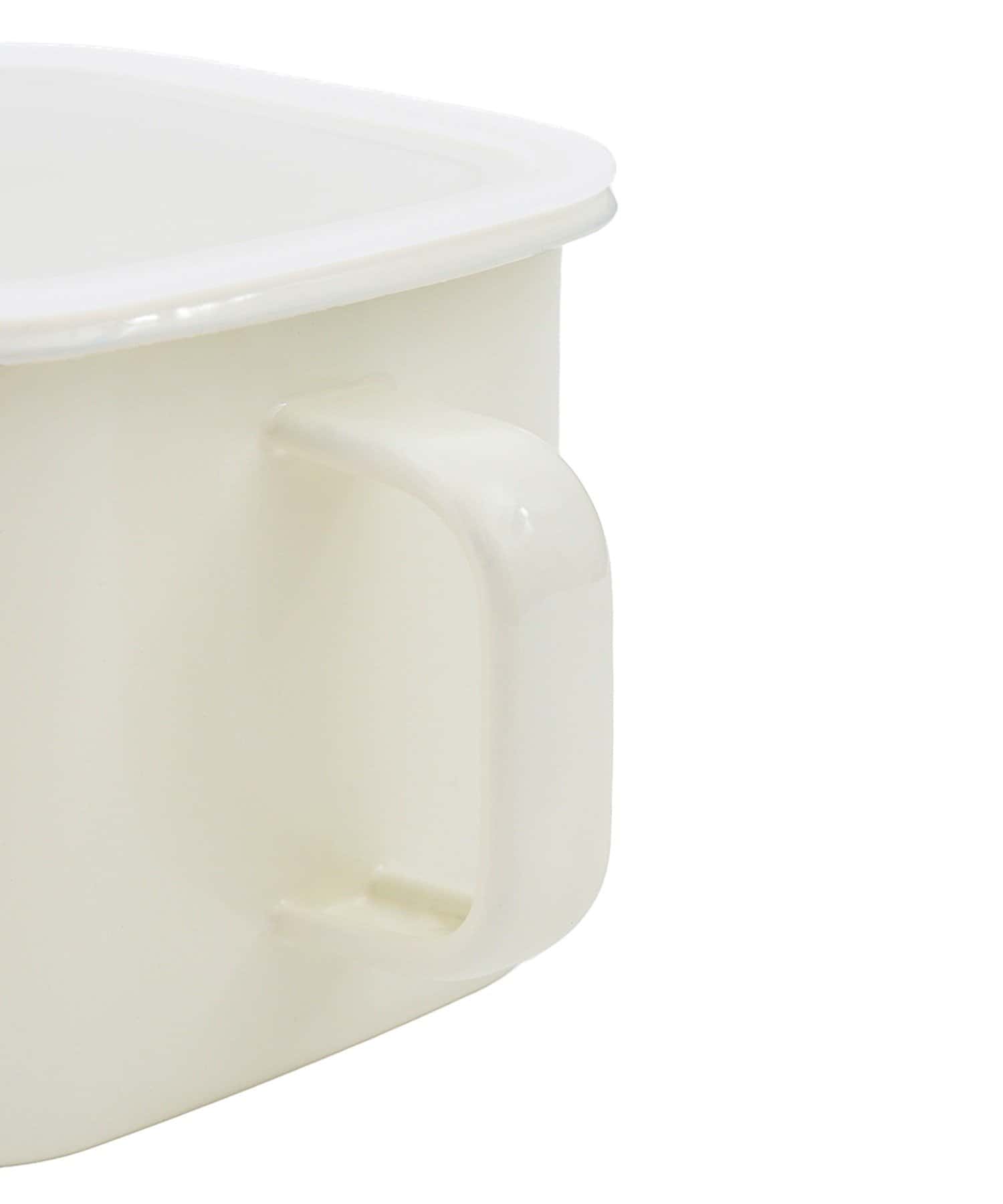 3COINS(スリーコインズ) ホーロー味噌保存容器：1.4L