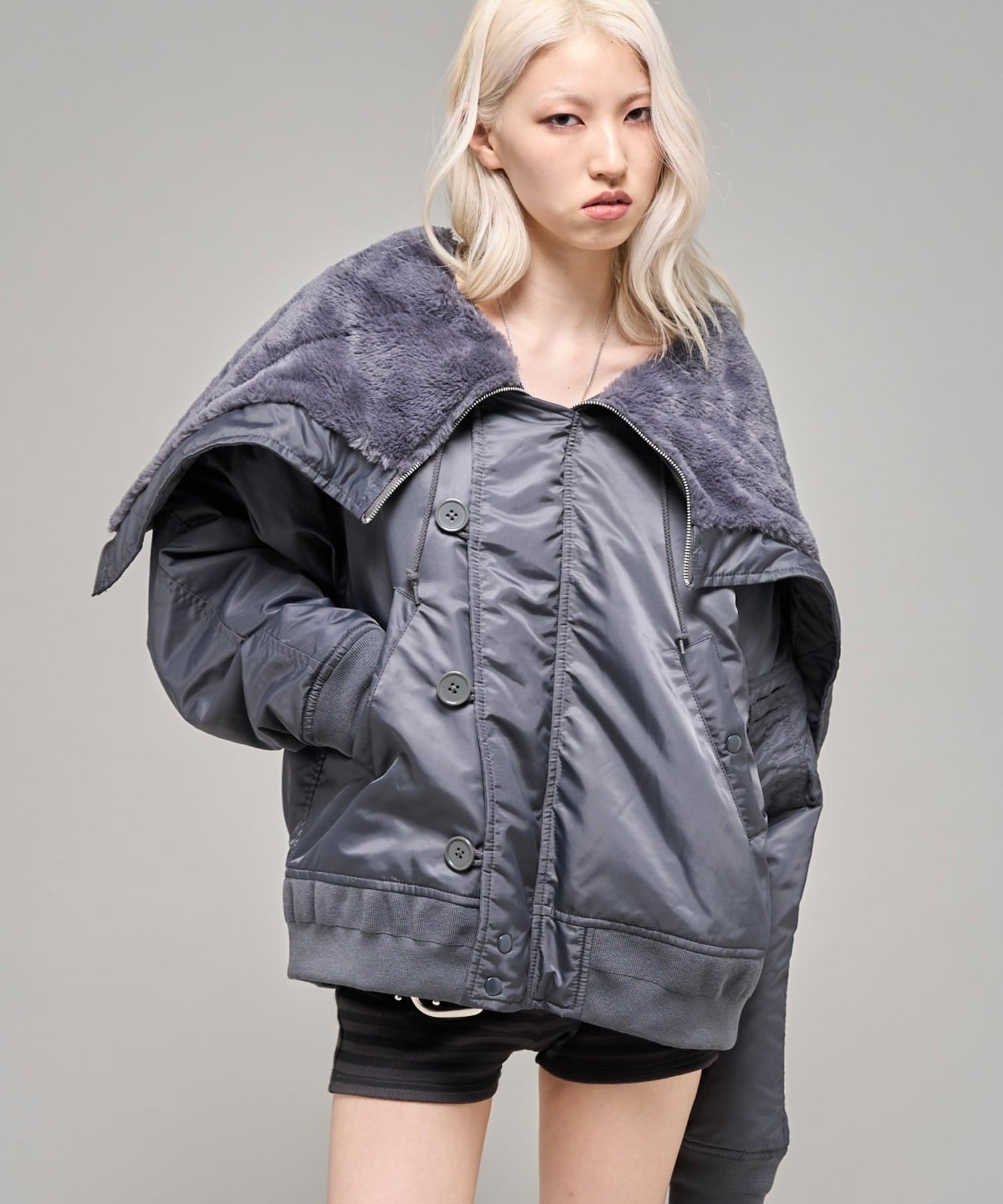 WHO’S WHO gallery(フーズフーギャラリー) 【26AW LOOK掲載品番】【Sourcream】N2B JKT