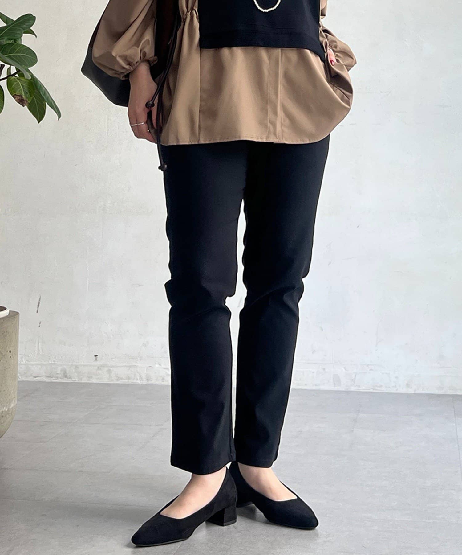 un dix cors(アンディコール) ストレッチテーパードパンツ