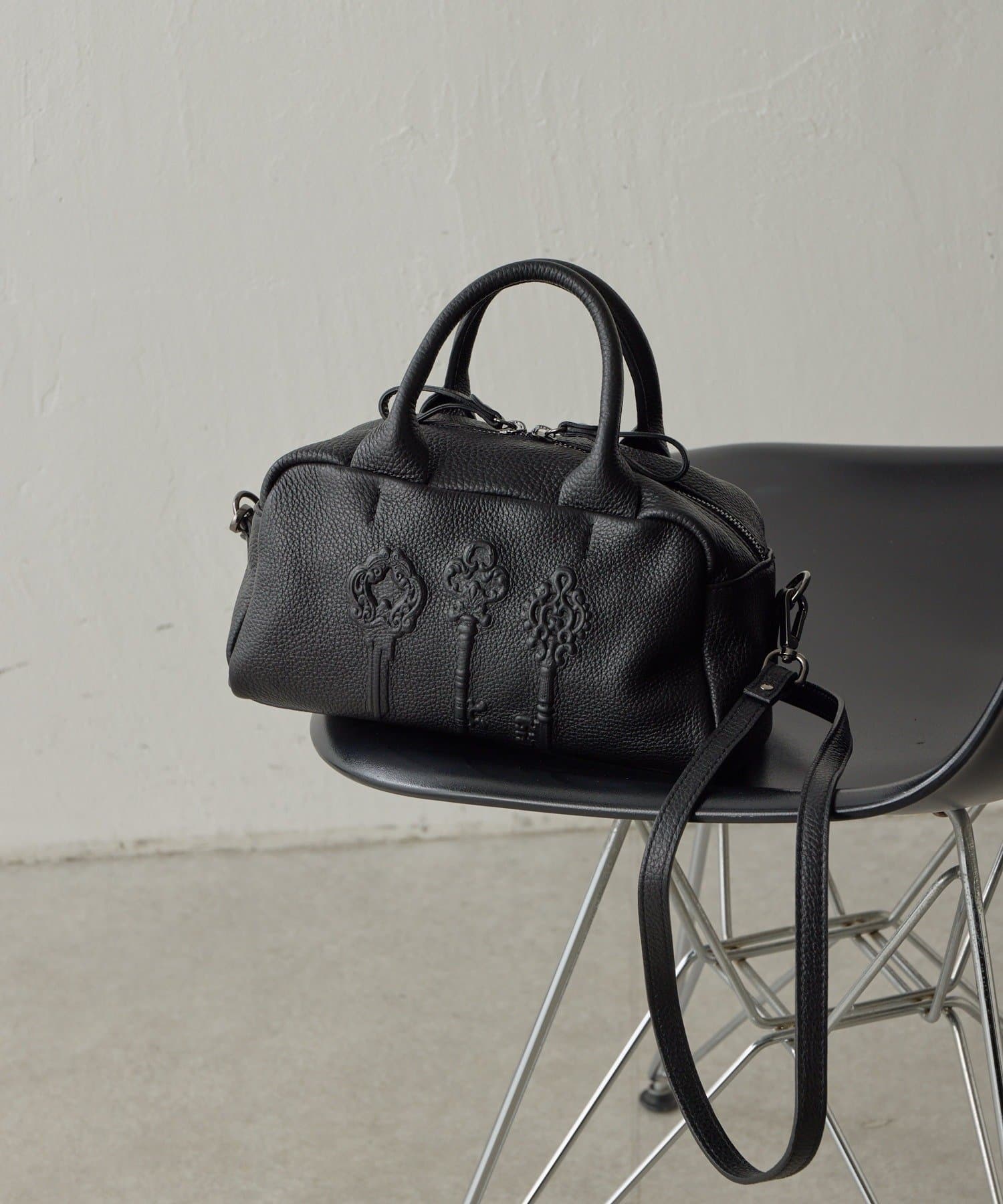ear PAPILLONNER(イア パピヨネ) 【IOPELLE(イオペレ)】ミニボストンバッグ《ear別注/ヴィンテージKEY》