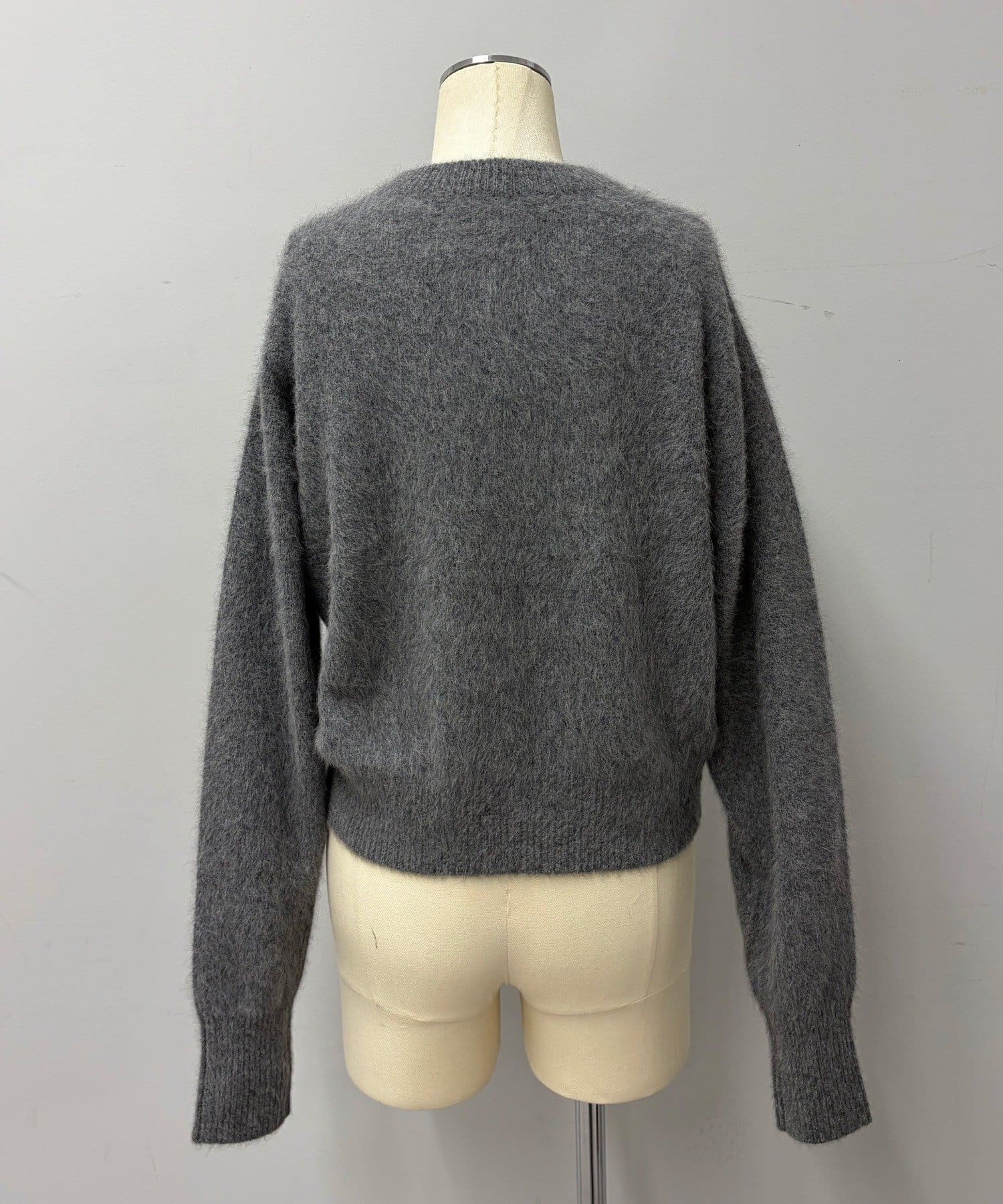 Pasterip(パセリ) Wool casimire zip knit