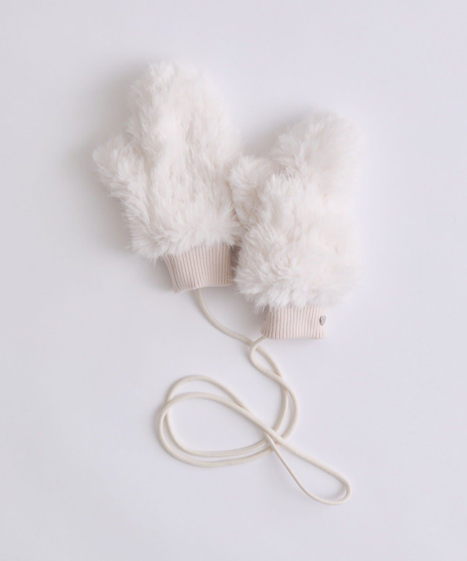 OLIVE des OLIVE(オリーブ デ オリーブ) Fluffy Fur Gloves