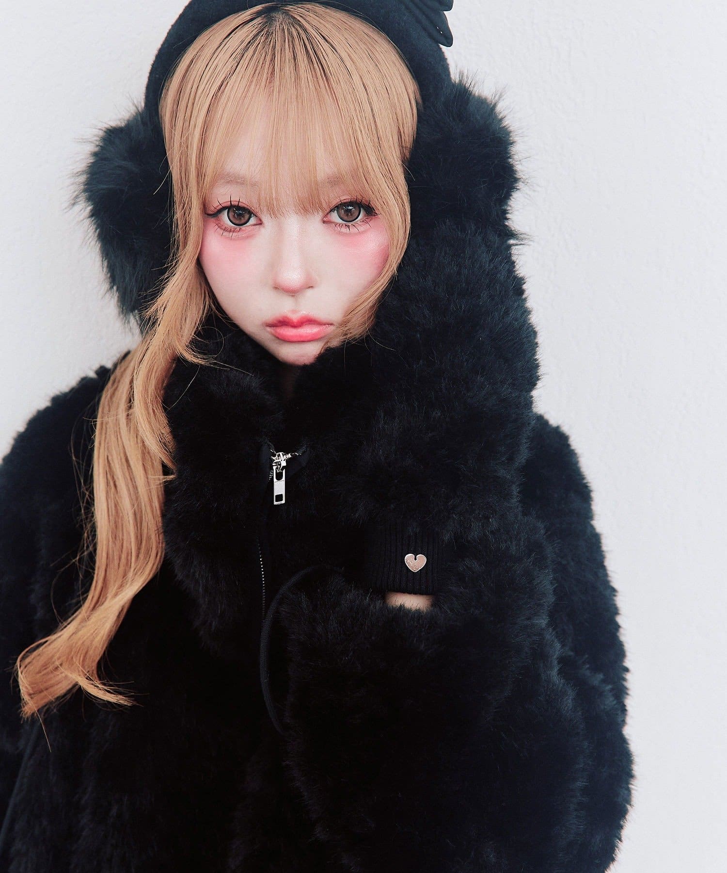 OLIVE des OLIVE(オリーブ デ オリーブ) 【セットフェア対象】Fluffy Fur Gloves
