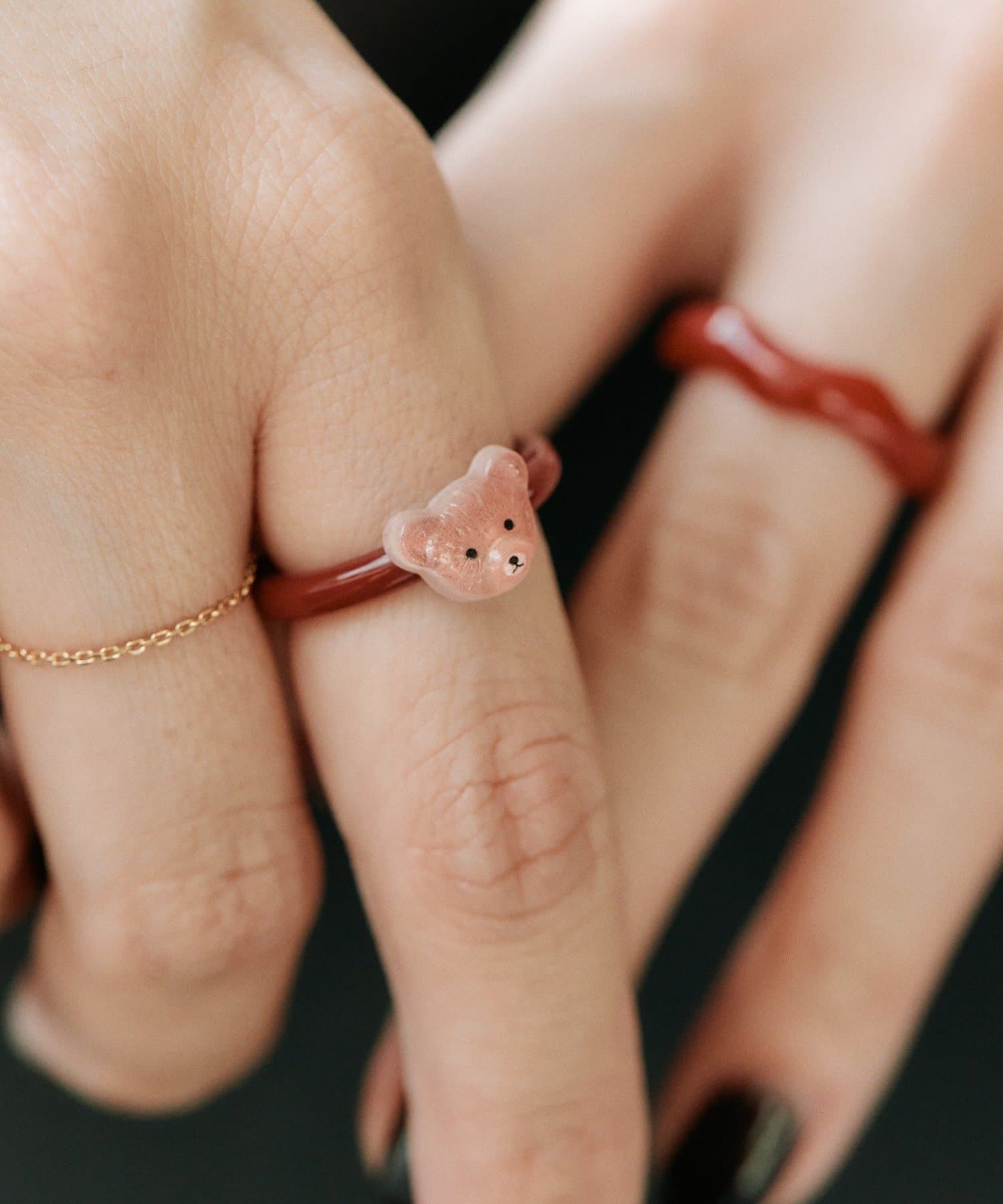 ear PAPILLONNER(イア パピヨネ) クマさんセットリング《WEB限定》