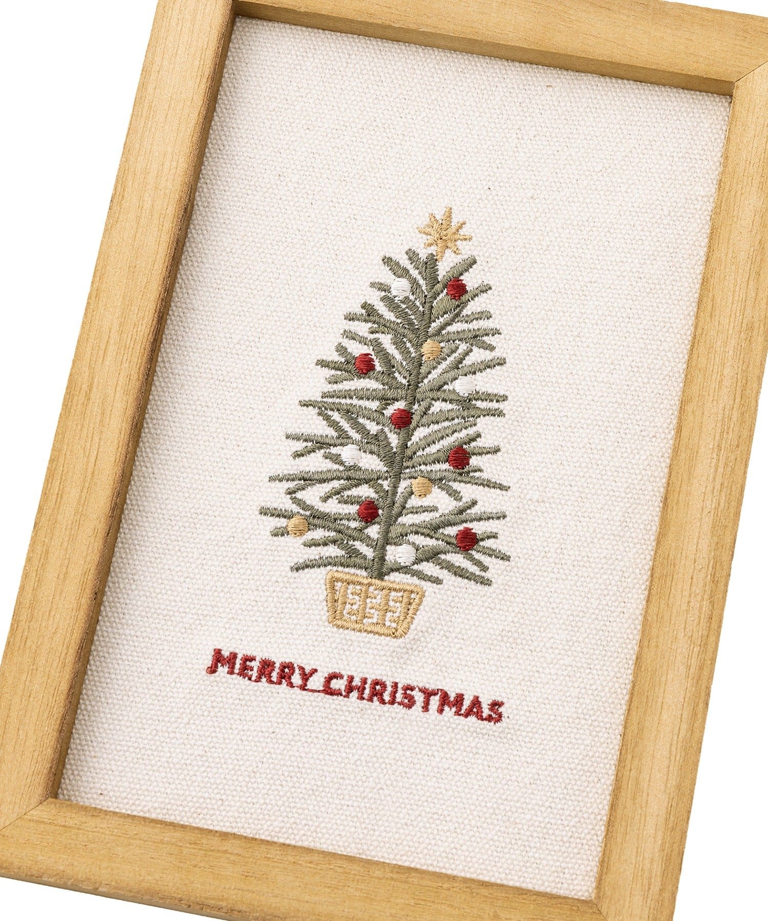 salut!(サリュ) クリスマスツリー刺繍パネル／Christmas