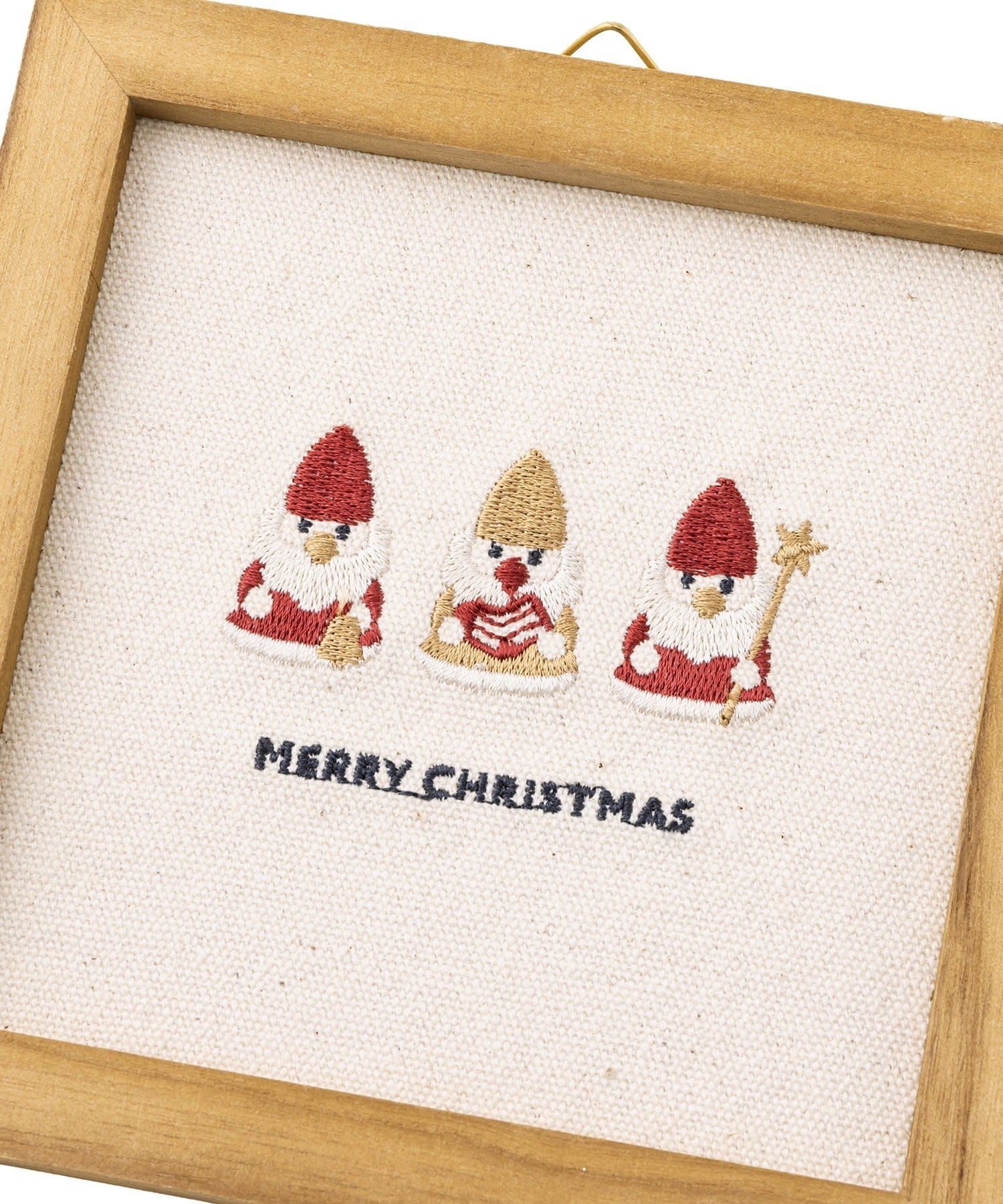salut!(サリュ) サンタ刺繍パネル／Christmas