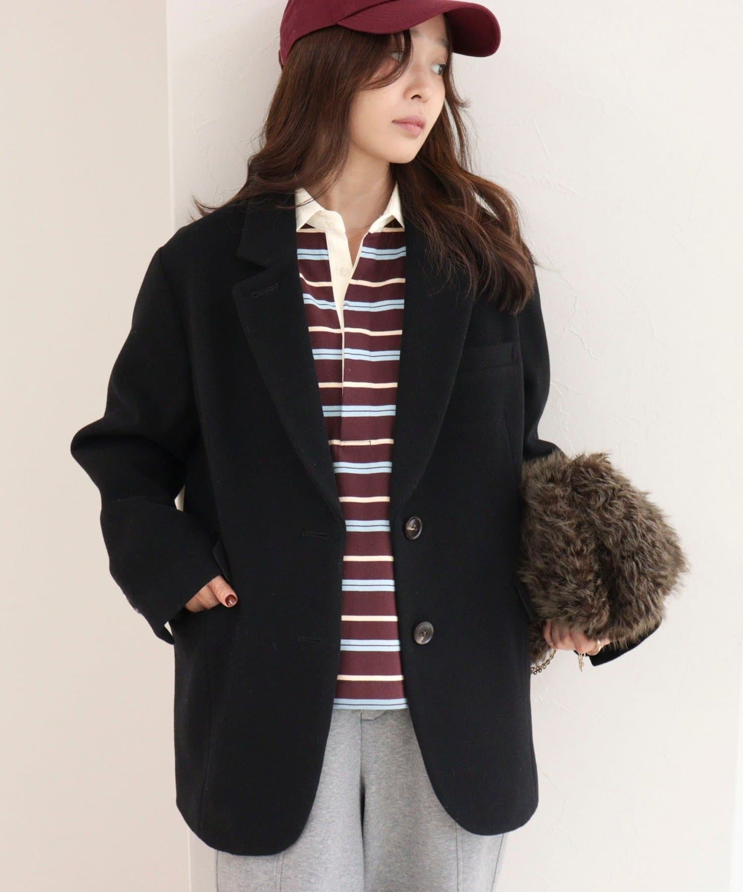 FREDY & GLOSTER(フレディ アンド グロスター) PONTETORTOウールジャケットコート