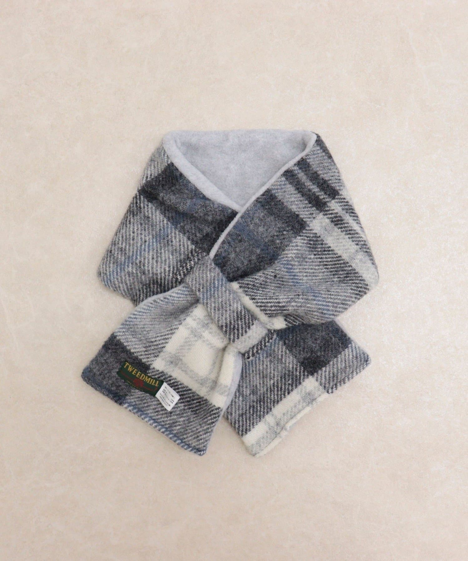 FREDY & GLOSTER(フレディ アンド グロスター) 【TWEEDMILL/ツイードミル】別注カラーウール×フリースリバーマフラー