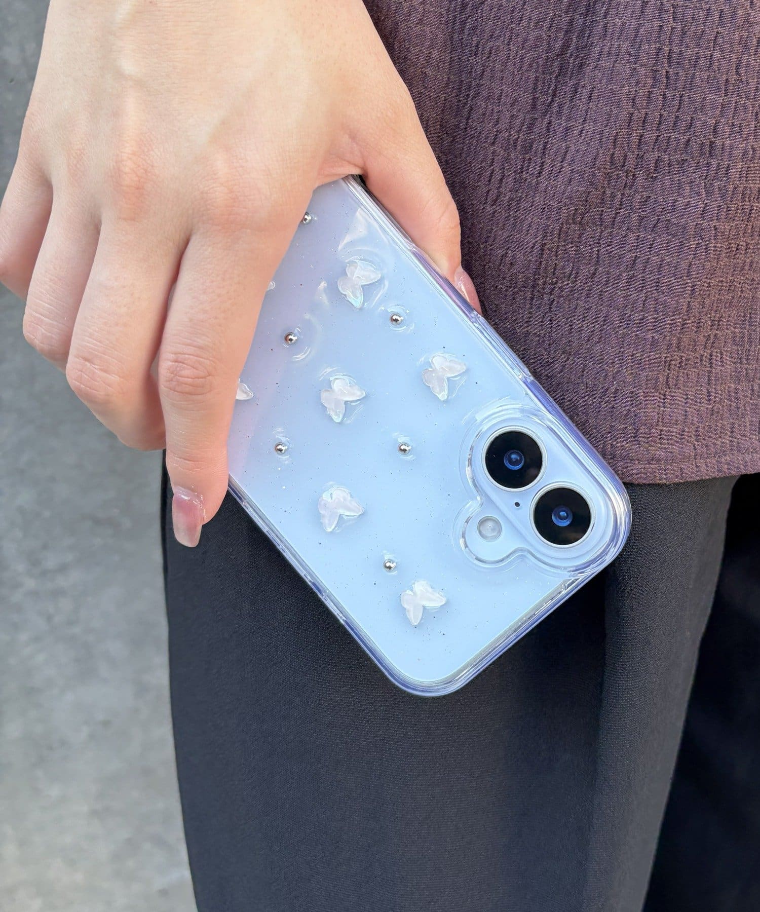 Lattice(ラティス) バタフライスマホケース(iPhone16)