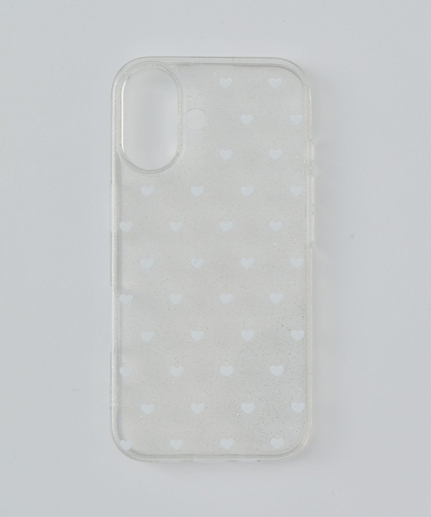 Lattice(ラティス) ラメハートドットスマホケース(iPhone16)