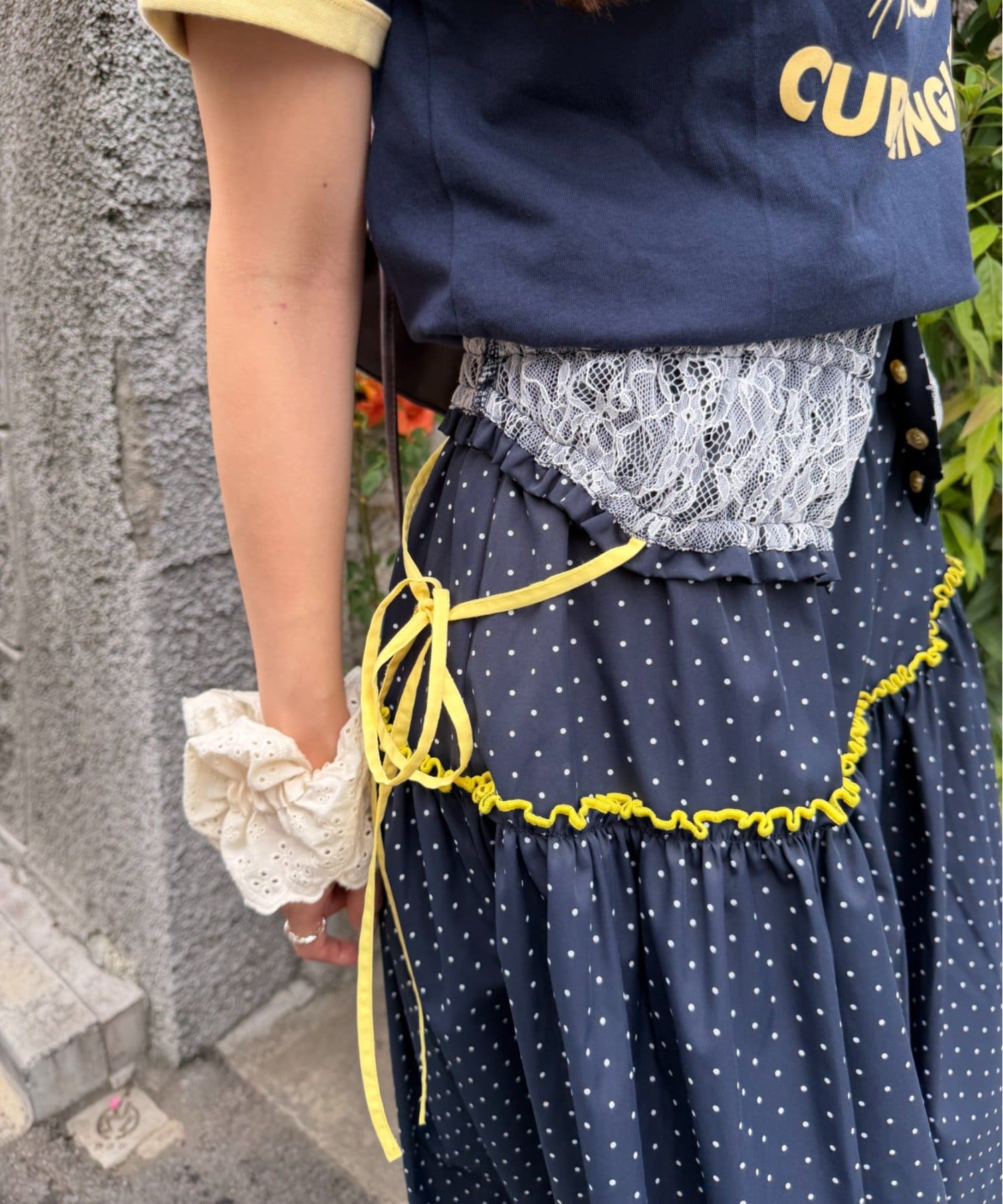 w closet(ダブルクローゼット) 2WAYシャーリングキャミワンピース