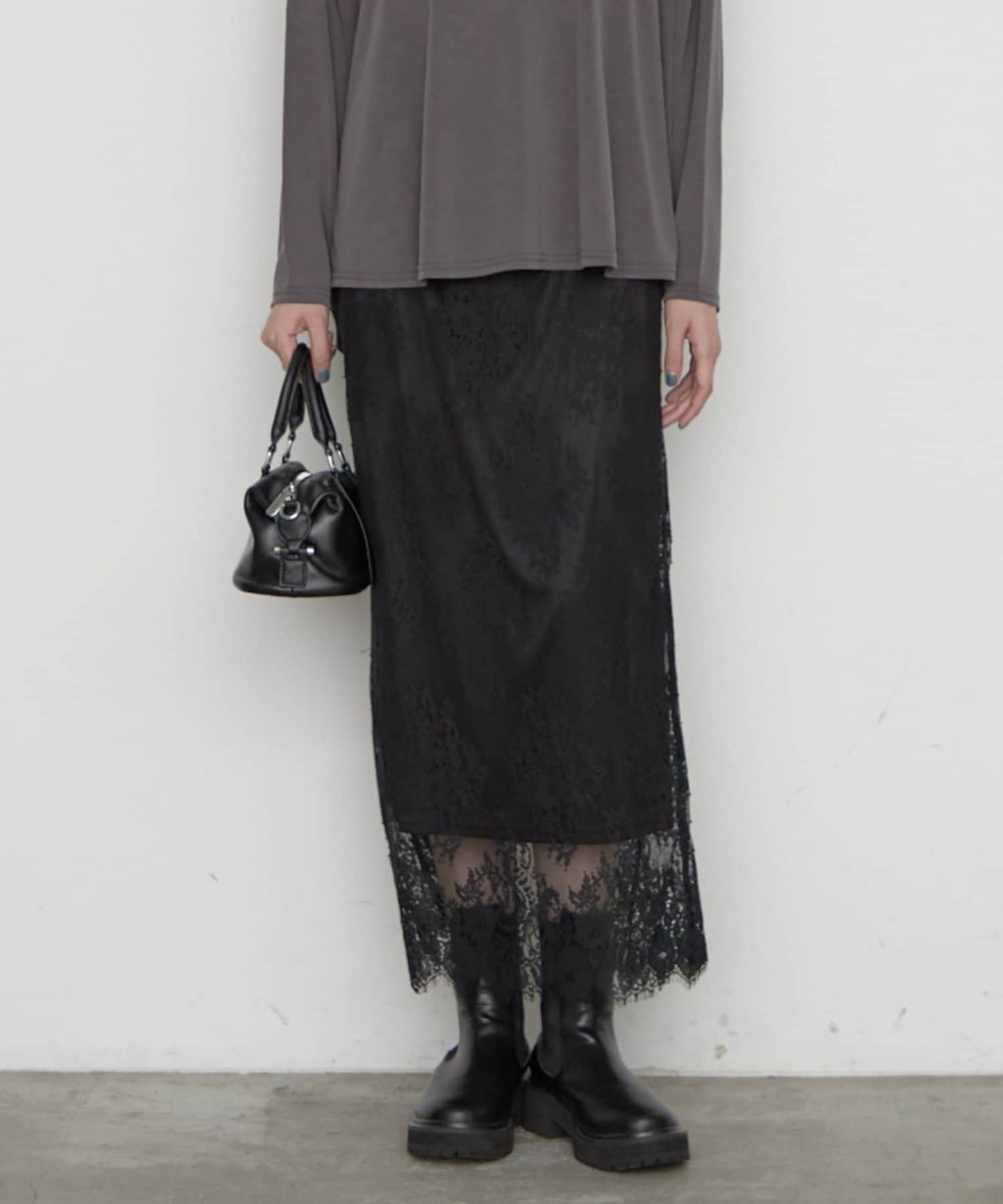 LOUNGEDRESS(ラウンジドレス) 《2サイズ展開》レーススカート