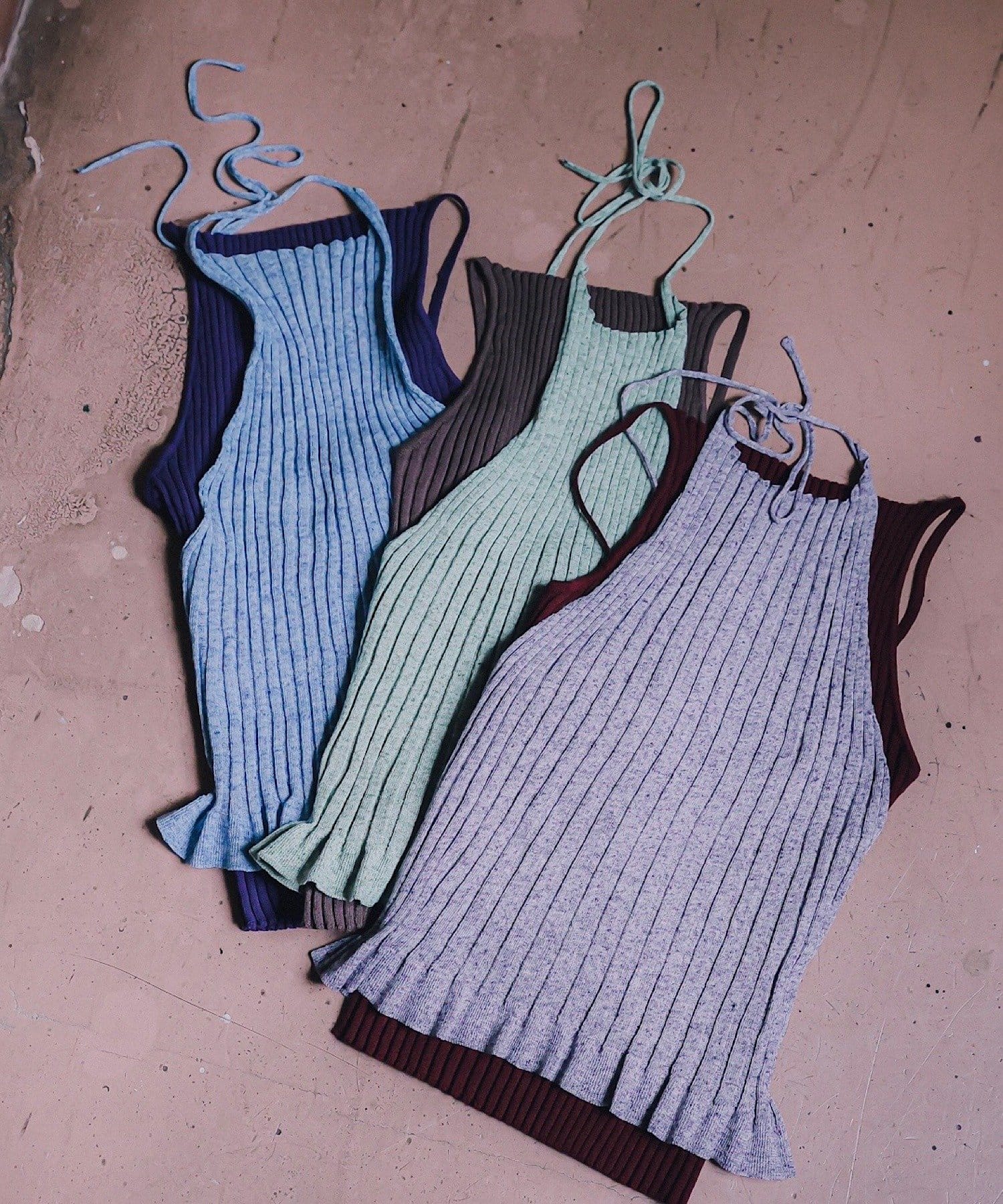 Kastane(カスタネ) 【CINAMOD】 RIBKNIT TANK SET