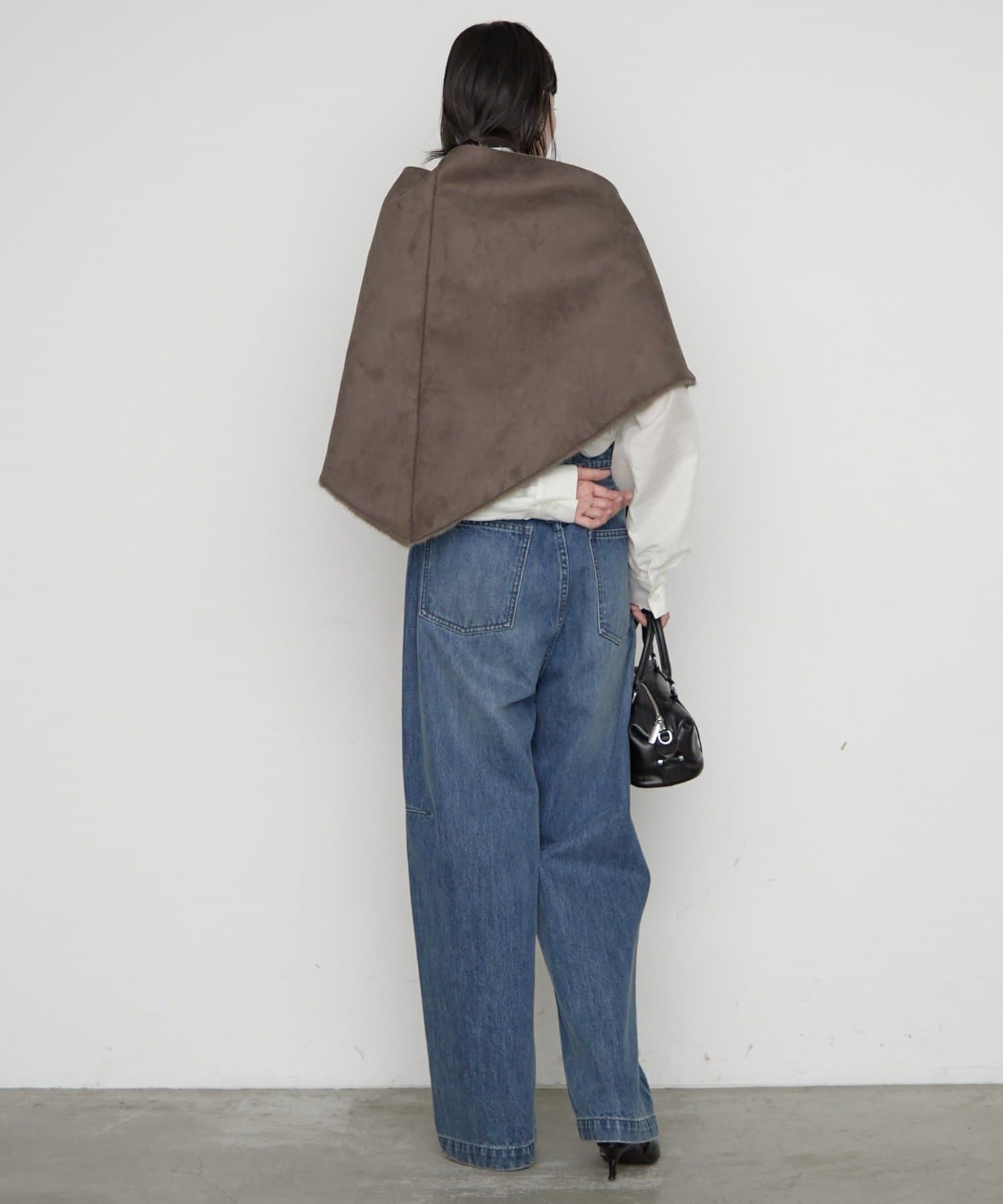 LOUNGEDRESS(ラウンジドレス) フェイクムートンリバーシブルストール