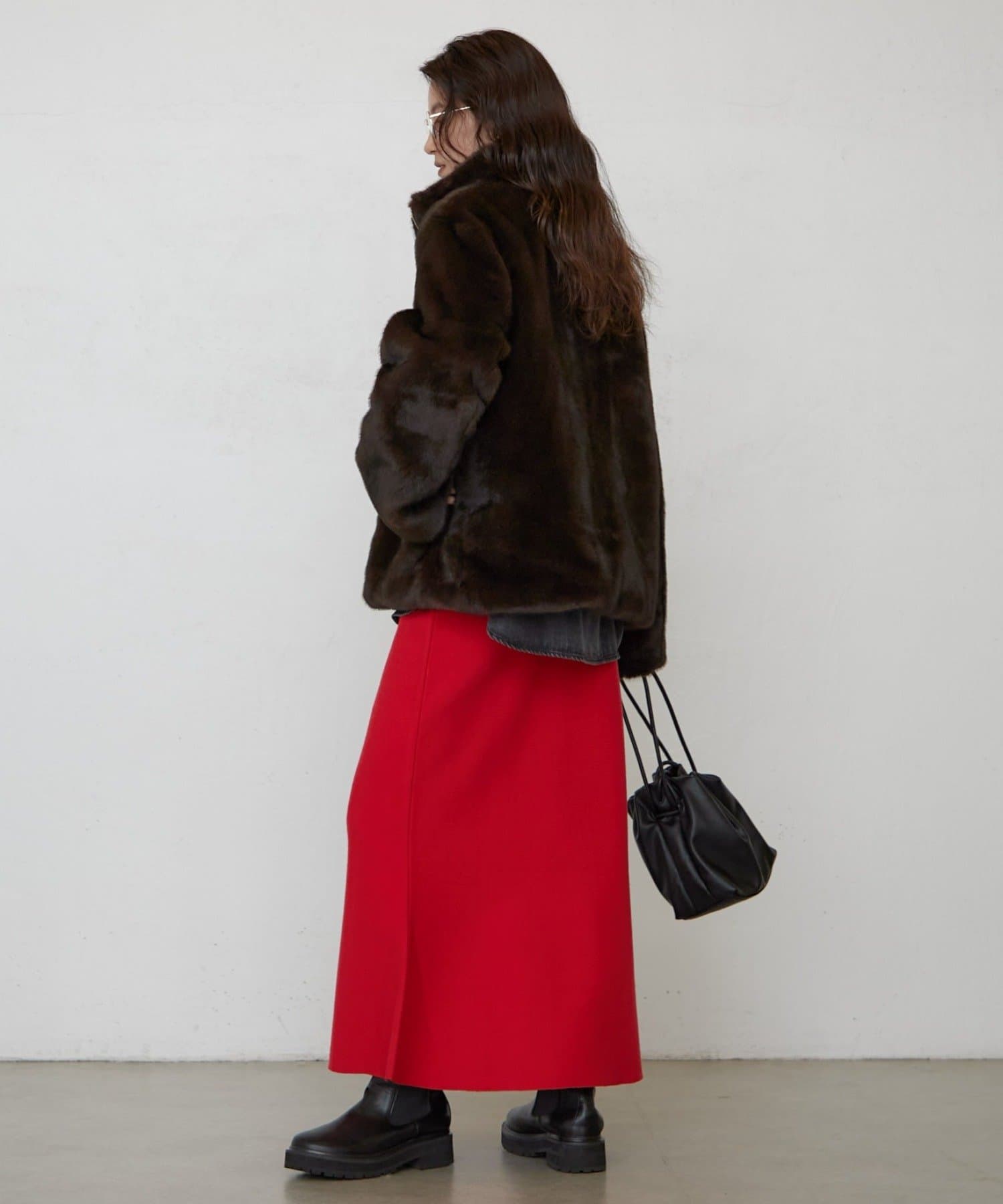 LOUNGEDRESS(ラウンジドレス) 《セットアップ可》スウェットライクフレアスカート