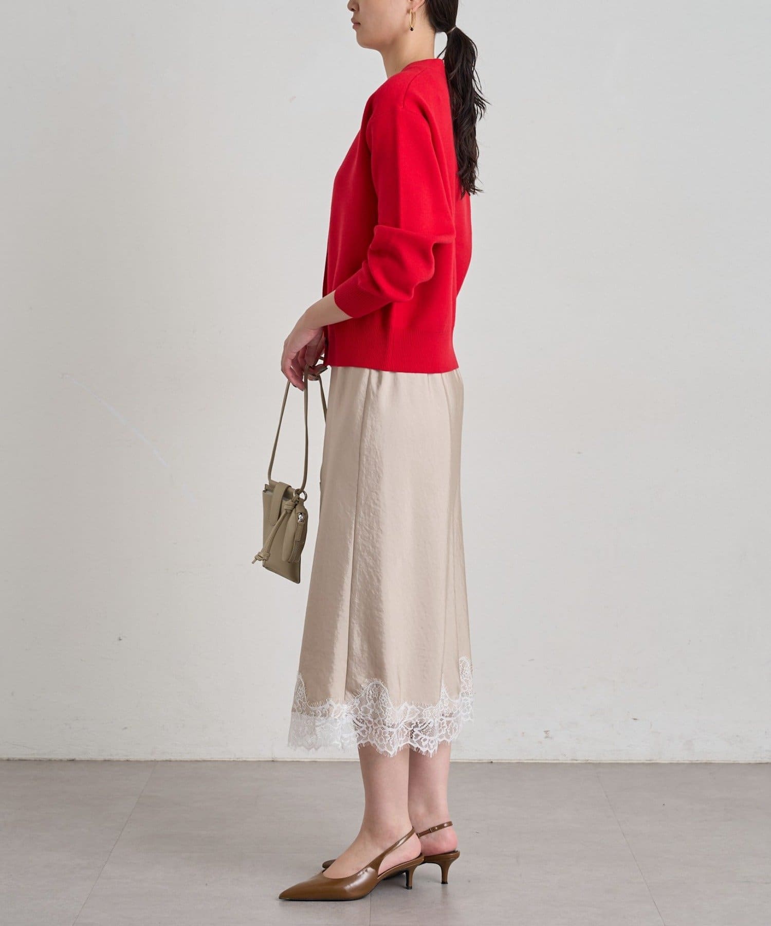 LOUNGEDRESS(ラウンジドレス) スウェットライクショートカーデ