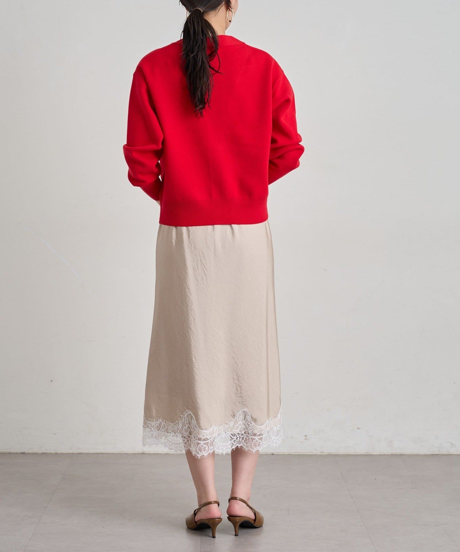 LOUNGEDRESS(ラウンジドレス) スウェットライクショートカーデ