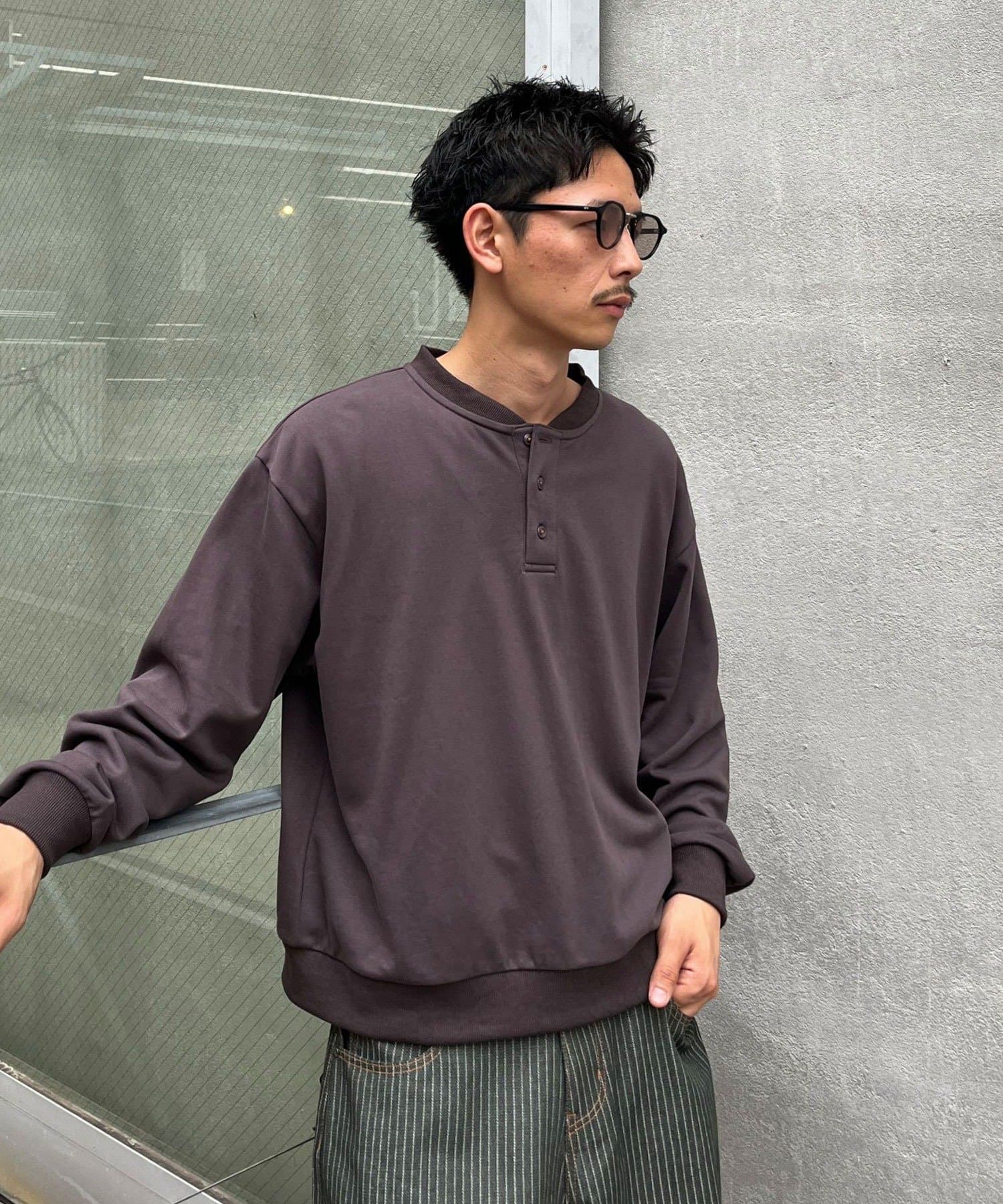 CIAOPANIC(チャオパニック) ヘンリーネックスウェット