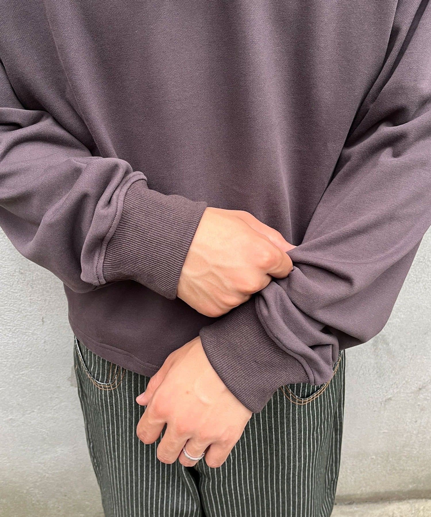 CIAOPANIC(チャオパニック) ストラップ付スウェットポロシャツ