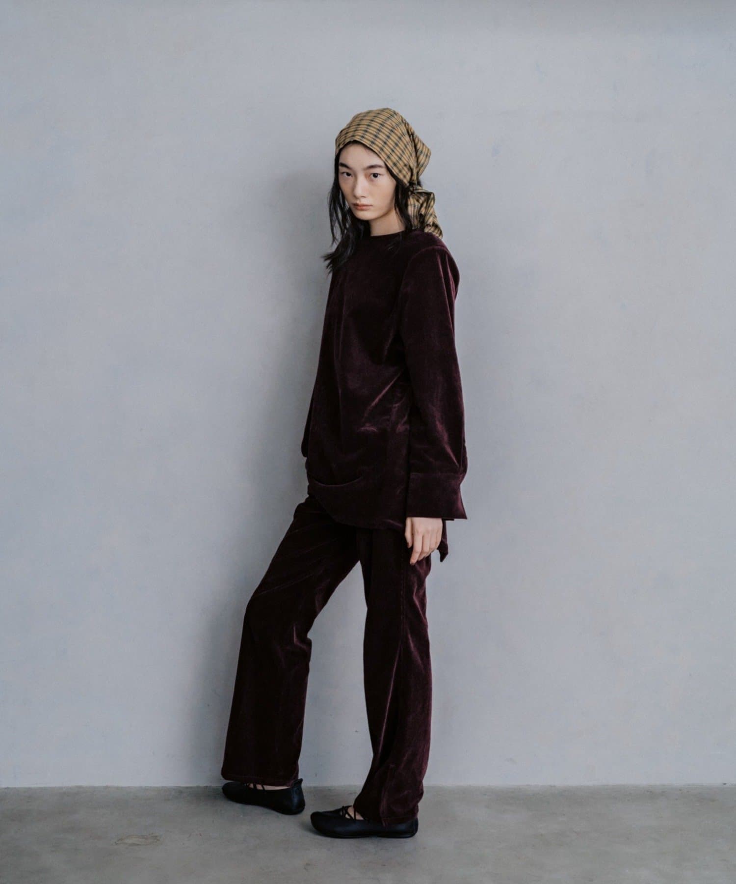 Pasterip(パセリ) Corduroy easy slacks