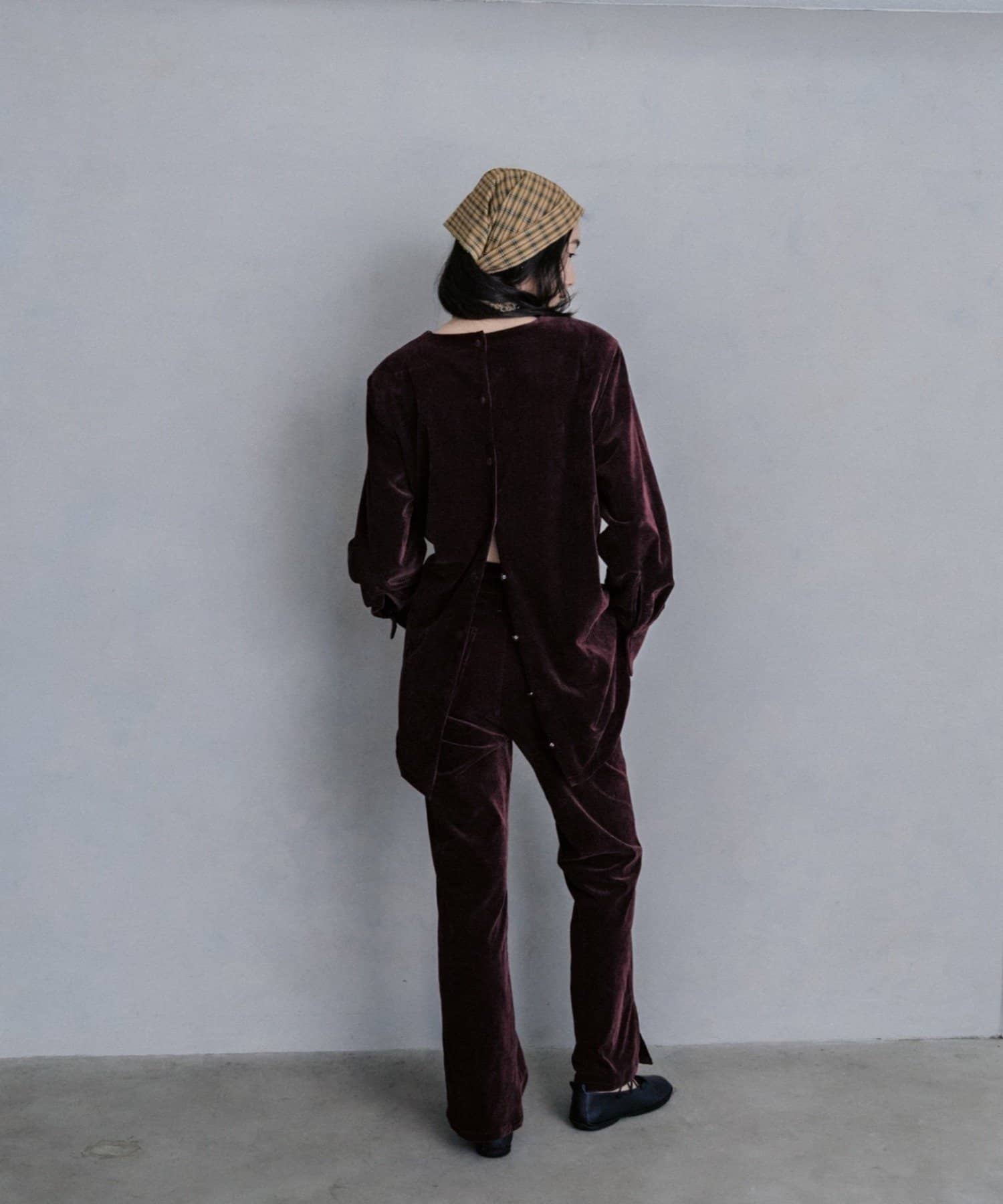 Pasterip(パセリ) Corduroy easy slacks