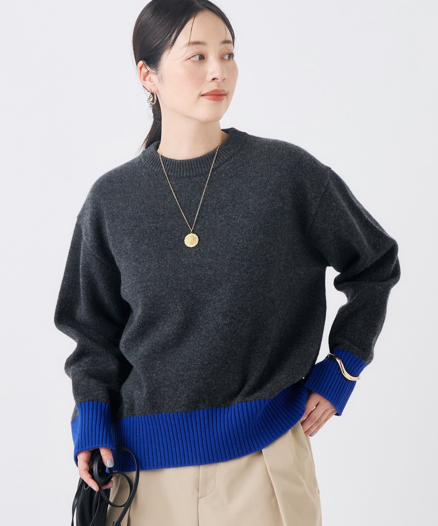 NOLLEY'S(ノーリーズ) 【WEB＆店舗限定カラーあり】MUSICクルーネックプルオーバー