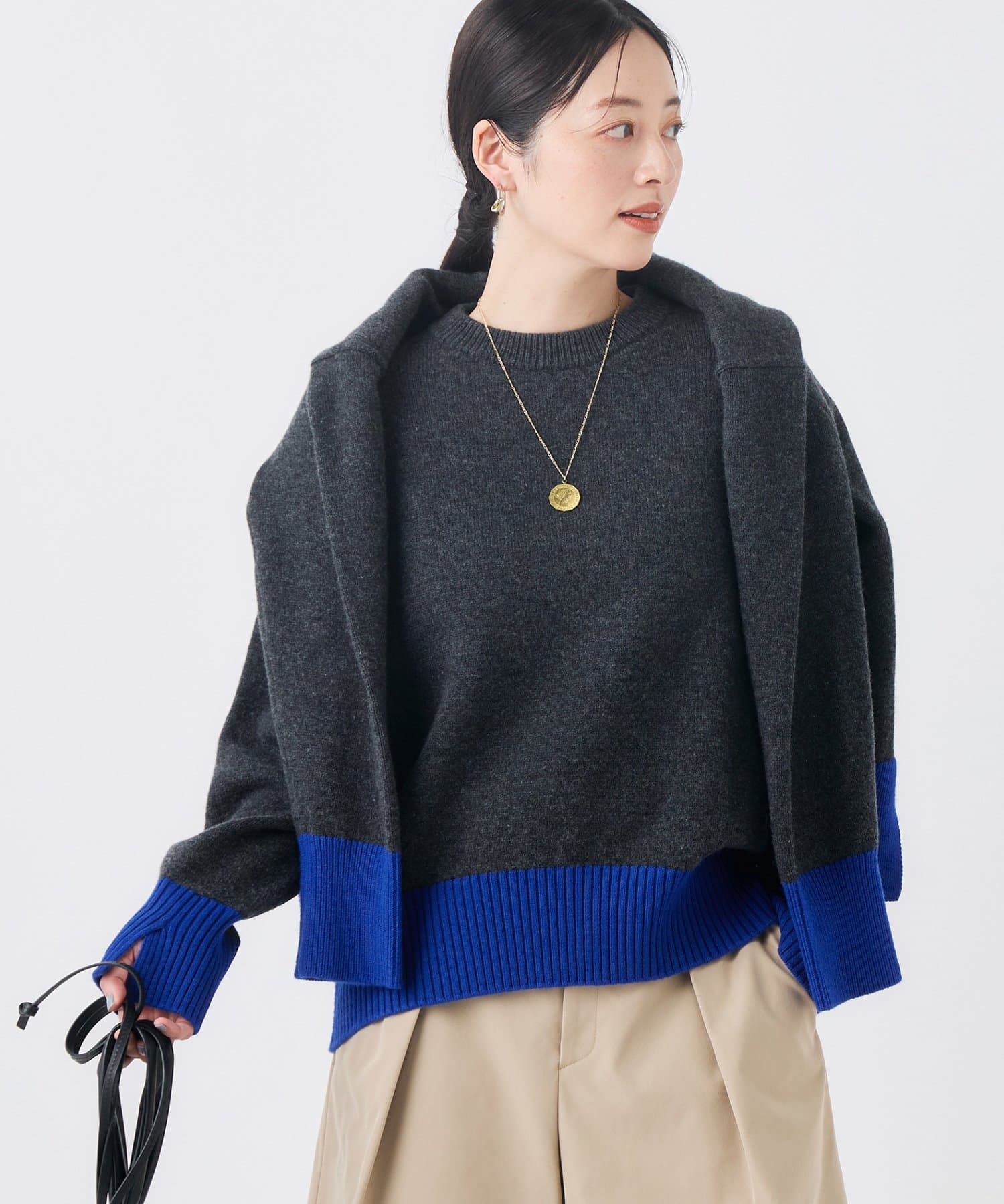 NOLLEY'S(ノーリーズ) 【WEB＆店舗限定カラーあり】MUSICクルーネックプルオーバー